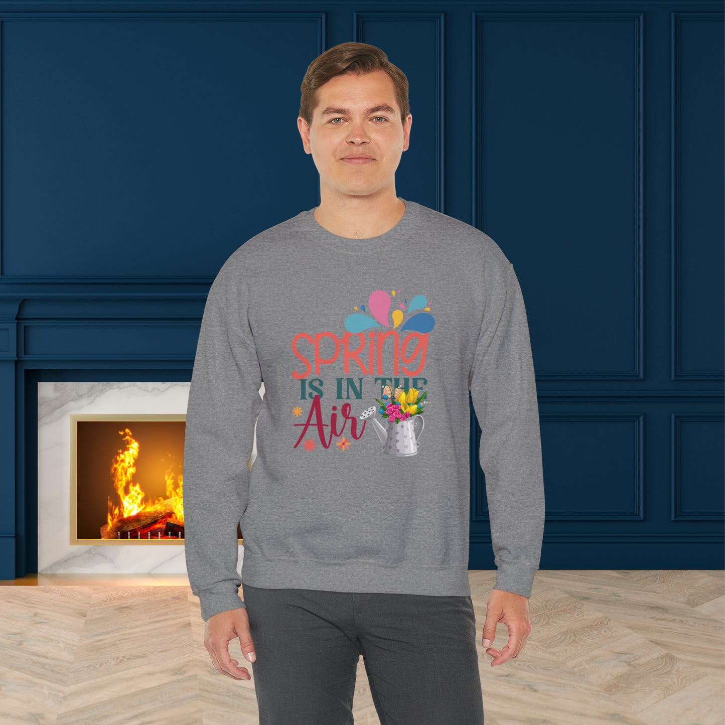 Spring The Is In The Air Unisex Crewneck Sweatshirt