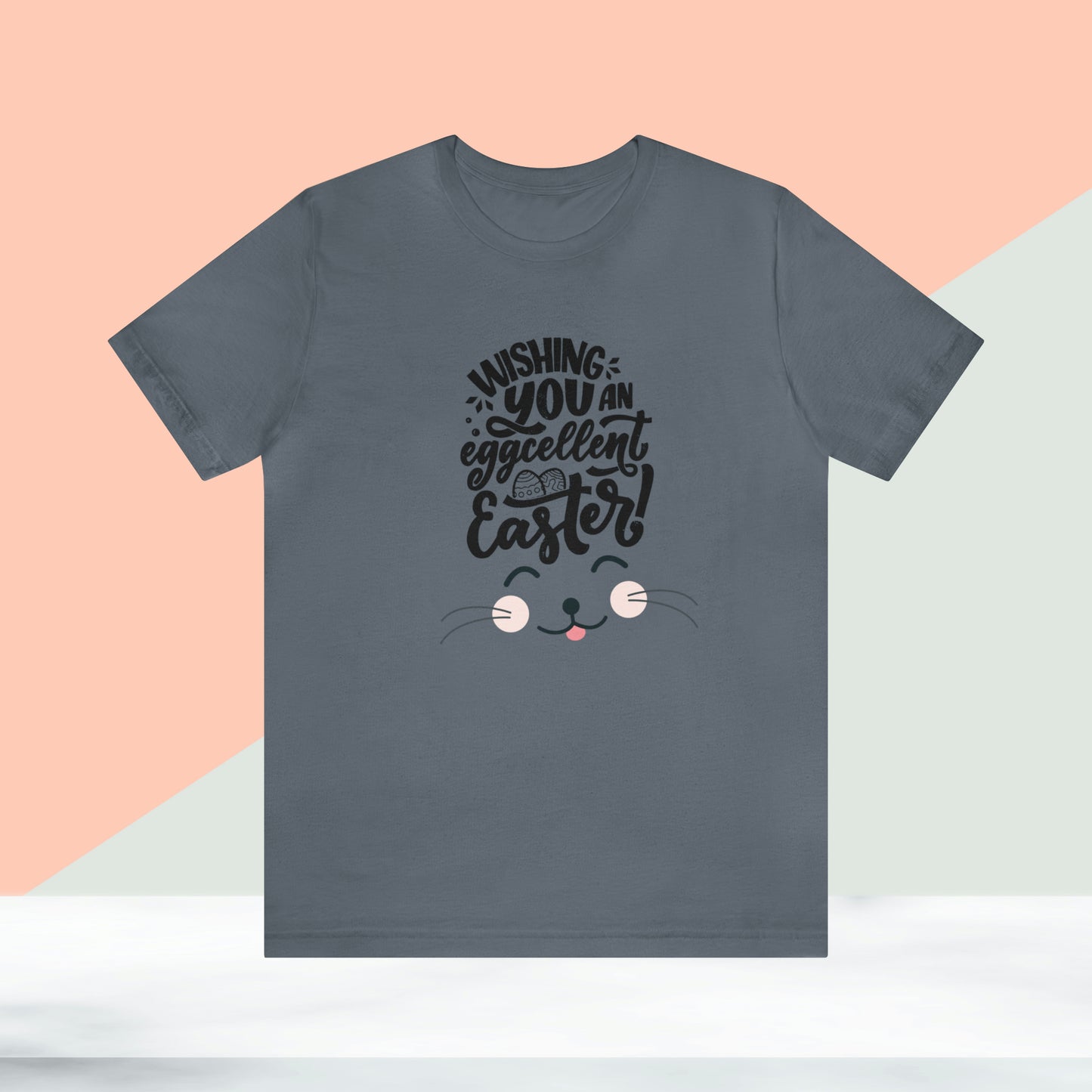 Happy Easter Unisex Jersey Short Sleeve Tee
