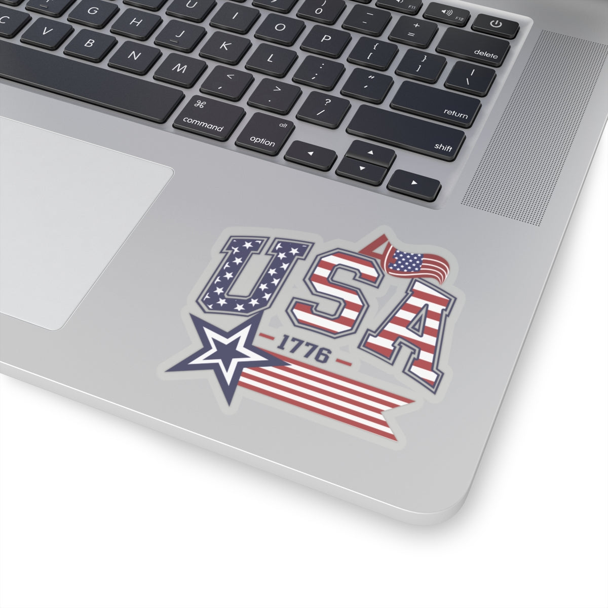 Happy 4th Of July Kiss-Cut Stickers, America, Flag, Peace Love America. Proud To Be An American, Red White Blue stickers. God Bless America Stickers.