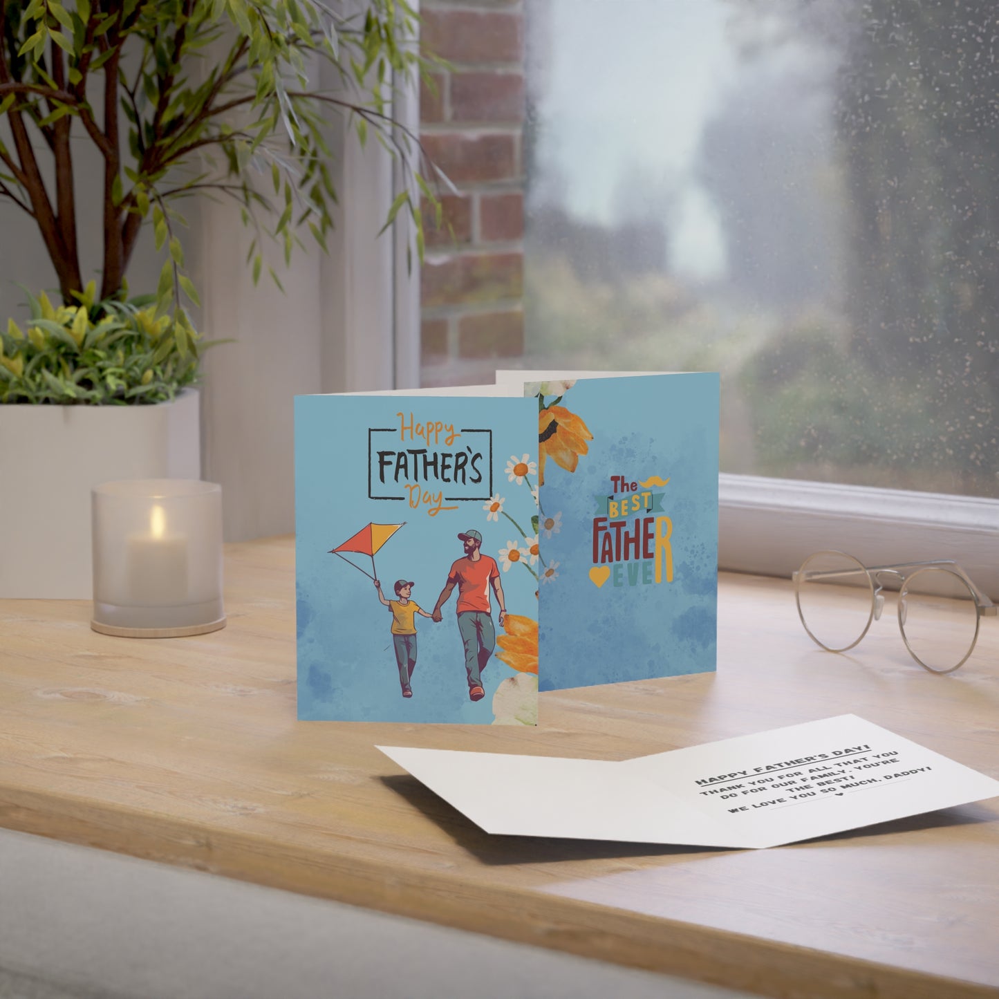 Happy Father's Day Greeting Cards (1, 10, 30, and 50pcs)