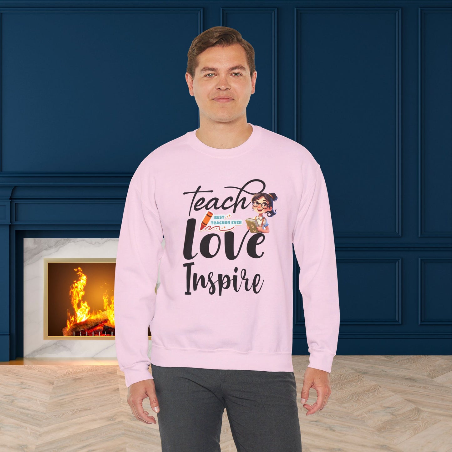 We Love Teachers Sweatshirt, Back To school unisex heavy blend crewneck sweatshirt, Teacher Back To school Sweatshirt. First Day Vibes Sweatshirt.