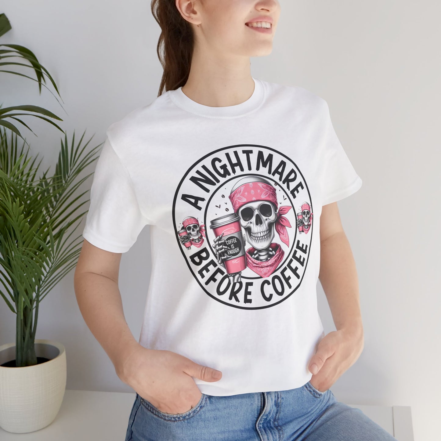 A Nightmare Before coffee T-shirt, Happy Halloween T-shirt, Trick Or Treat T-shirt, Halloween T-shirt, Cool Halloween T-shirt, Spooky T-shirt,