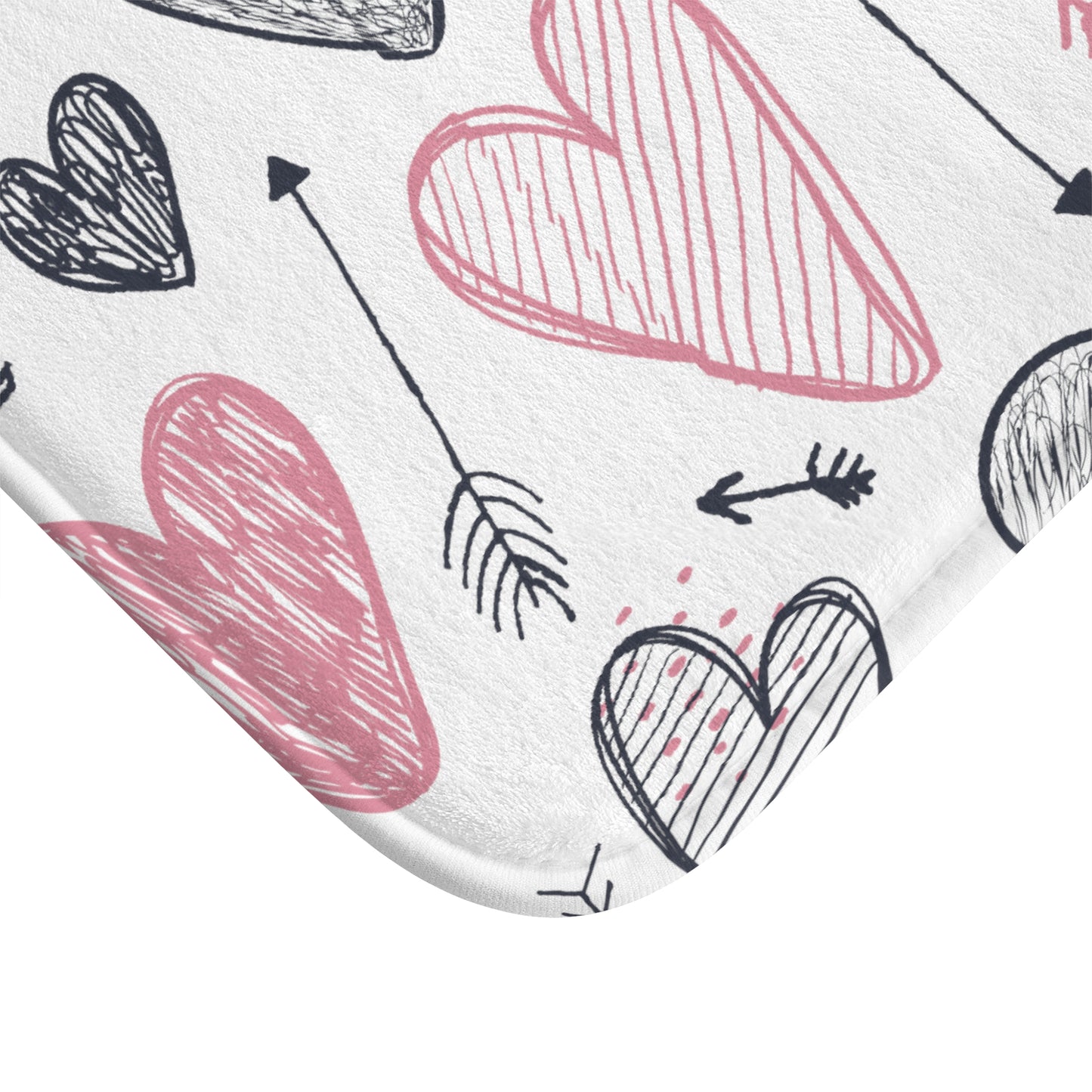 Happy Valentines Day Bath Mat