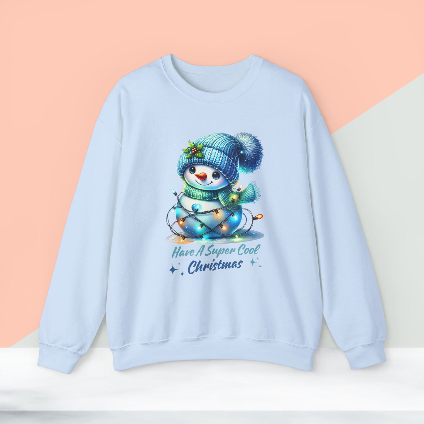 Have A Super Cool Christmas Sweatshirt - Unisex Heavy Blend, Merry Christmas, Festive, Christmas Gift, Crewneck, merry Christmas Sweatshirt, Christmas Sweatshirt Christmas Gift, Festive Sweatshirt.