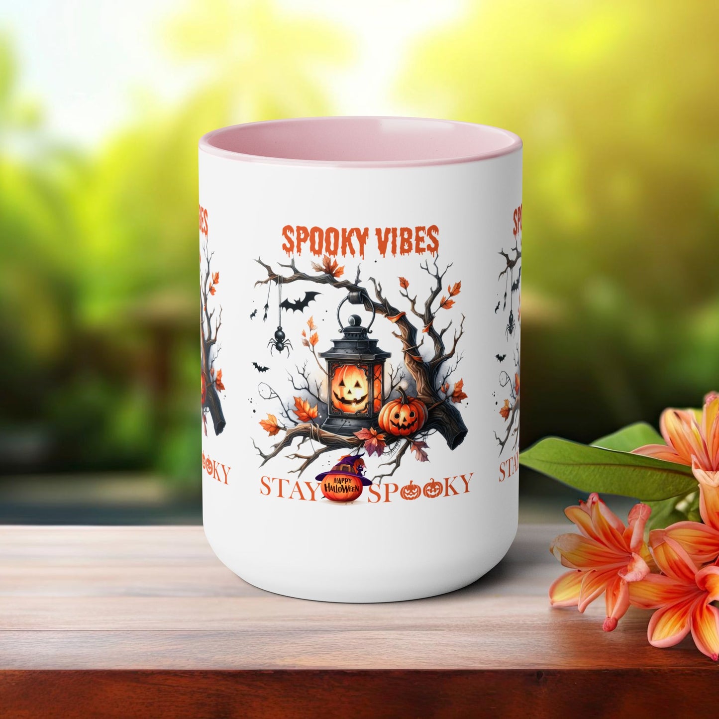 Spooky Vibes Halloween Coffee Mug, Stay Spooky Halloween Coffee Mug, Trick or Treat Halloween Coffee Mug, Cute Skeleton Coffee Mug, Spooky Season Halloween Coffee Mug.