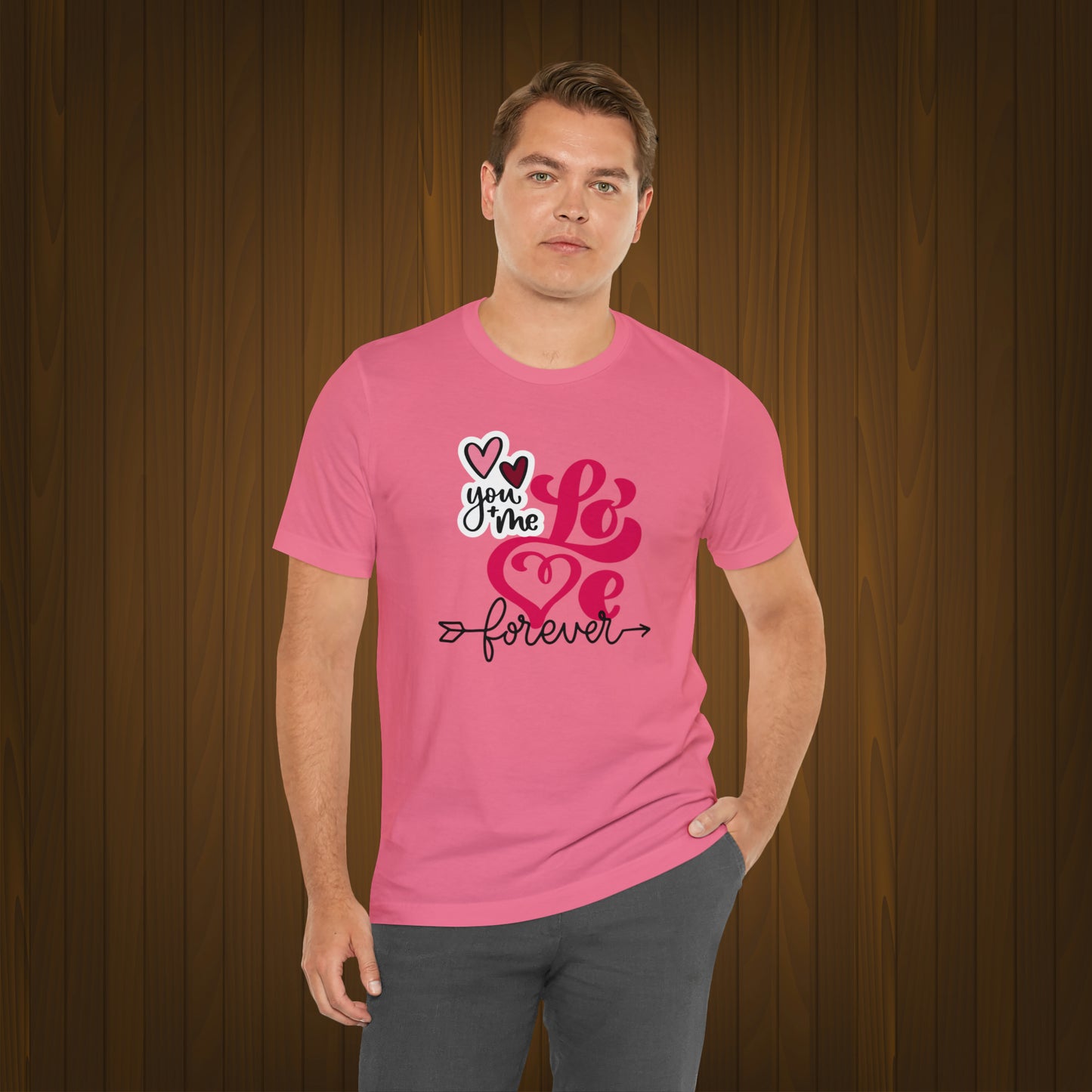 Happy valentines day Unisex Jersey Short Sleeve Tee