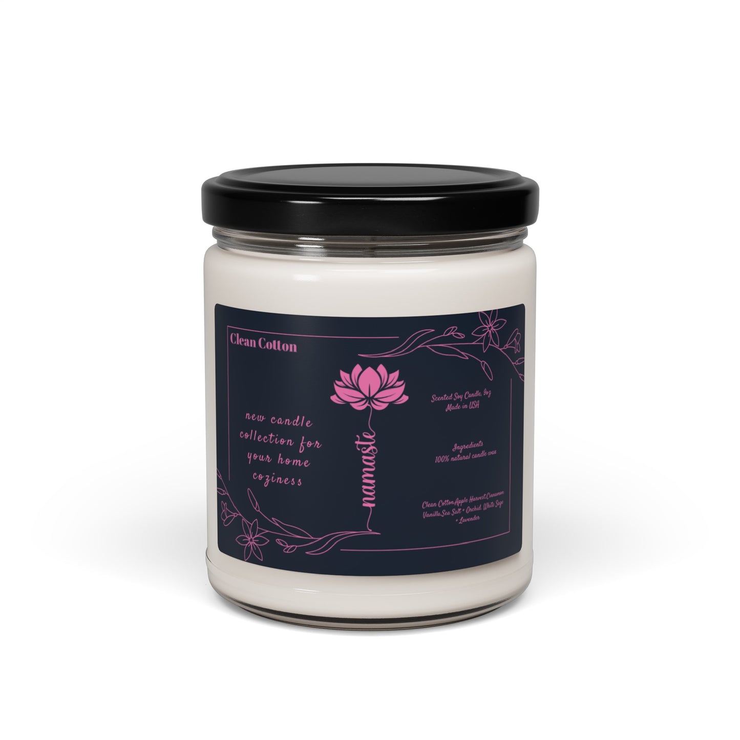 Yoga Scented Soy Candle, 9oz,Yoga , CuteCandle, Mindful Gift, Yoga lovers candle, Yoga Instructor Gift, Gift For Yoga lovers, Gift For Yogi.