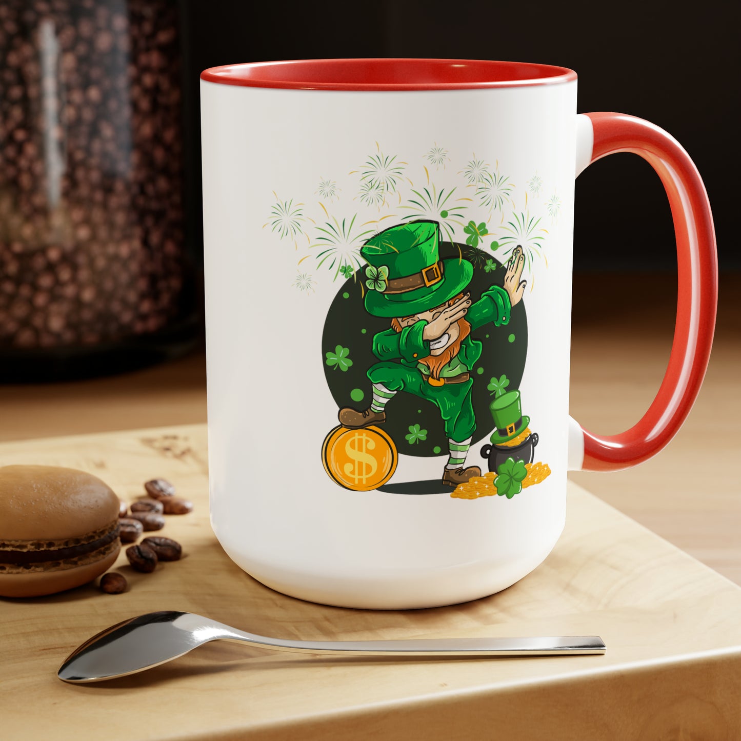 St Patrick's Day two-Tone Coffee Mugs, 15oz