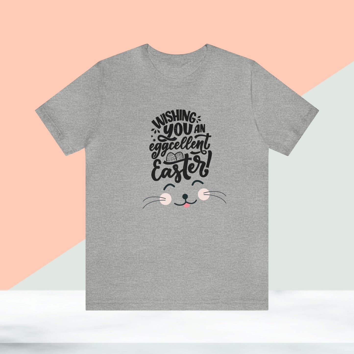 Happy Easter Unisex Jersey Short Sleeve Tee