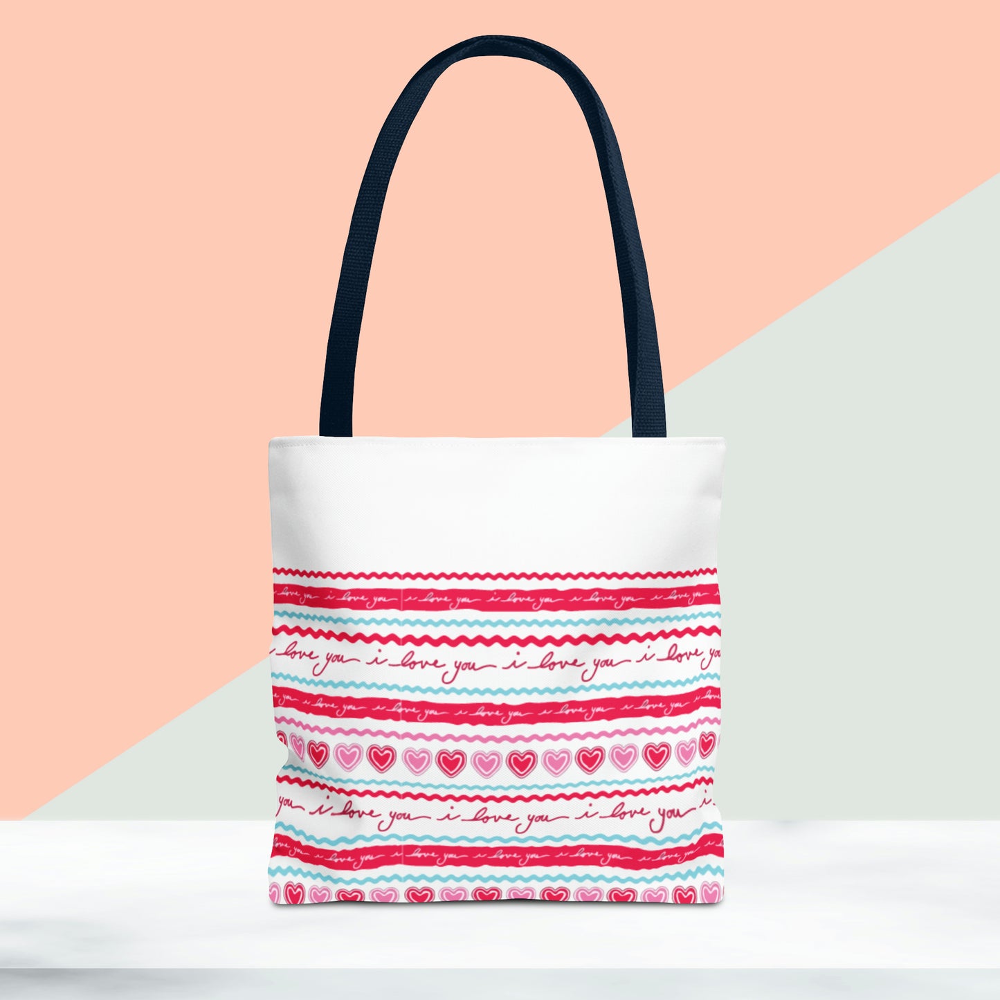 Happy Valentines Day Tote Bag