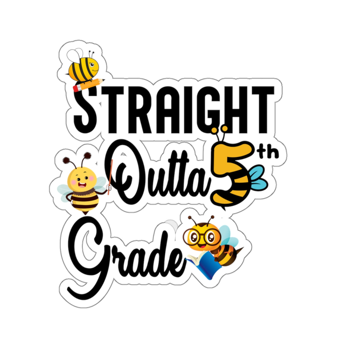 Back To School Kiss-Cut Stickers, First Grade Squad Kiss-Cut Stickers, Gift for First graders, Ready for School, Back to Learning.