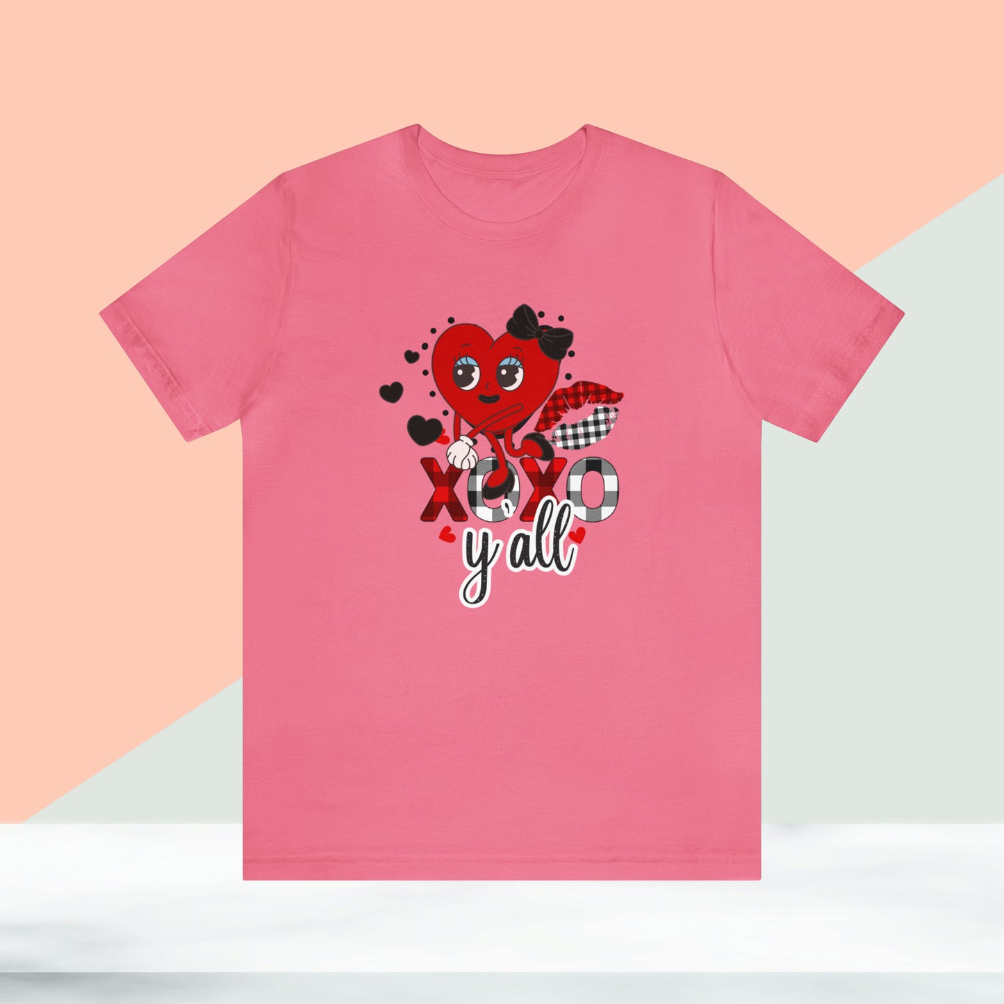 Happy valentines day Unisex Jersey Short Sleeve Tee