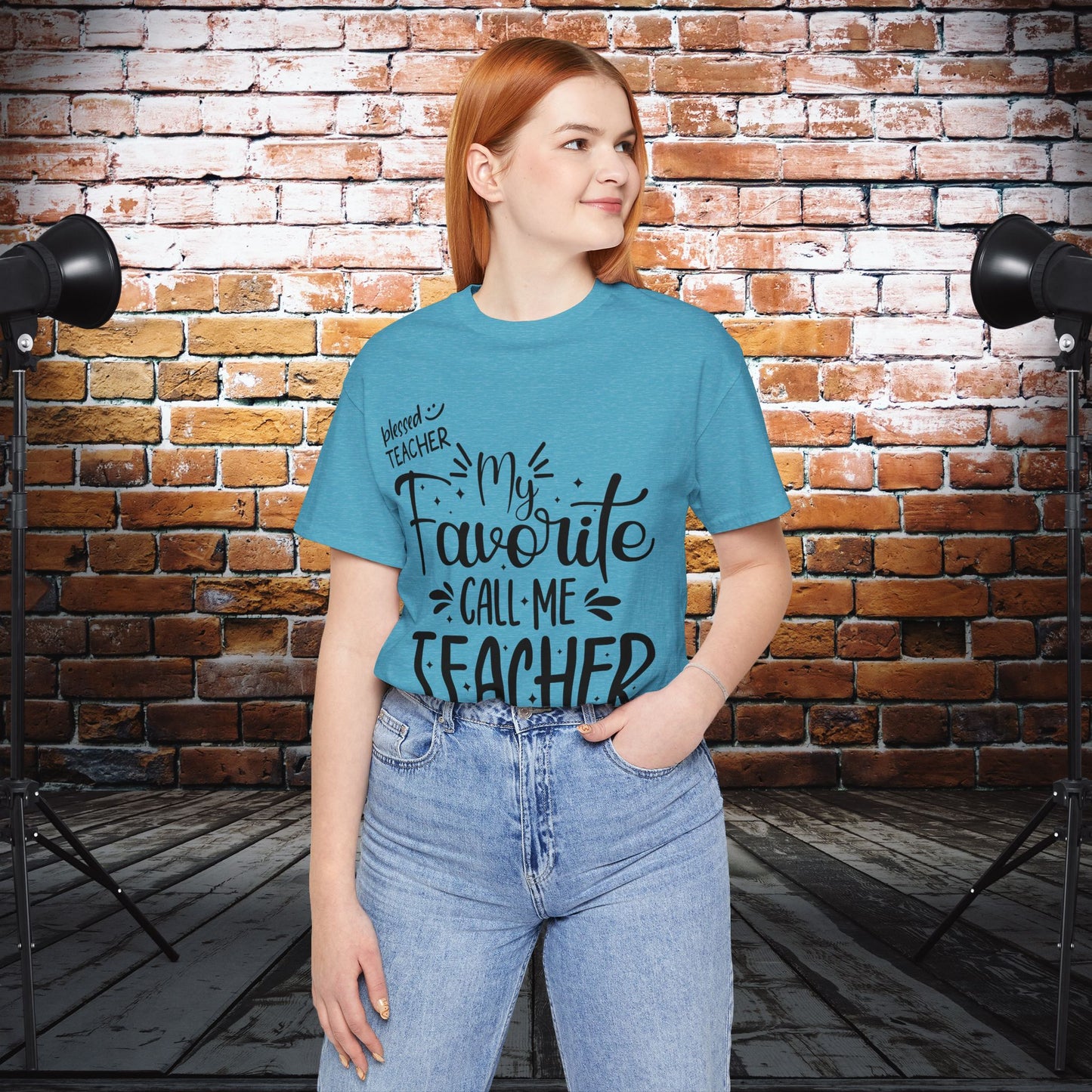 My Favorite Call Me Teacher T-shirt, Hello Teacher T-Shirt, Back To School T-Shirt, Teach Love Inspire Teacher Shirt, Teacher Back To school unisex jersey short sleeve.First Day Vibes T-Shirt.