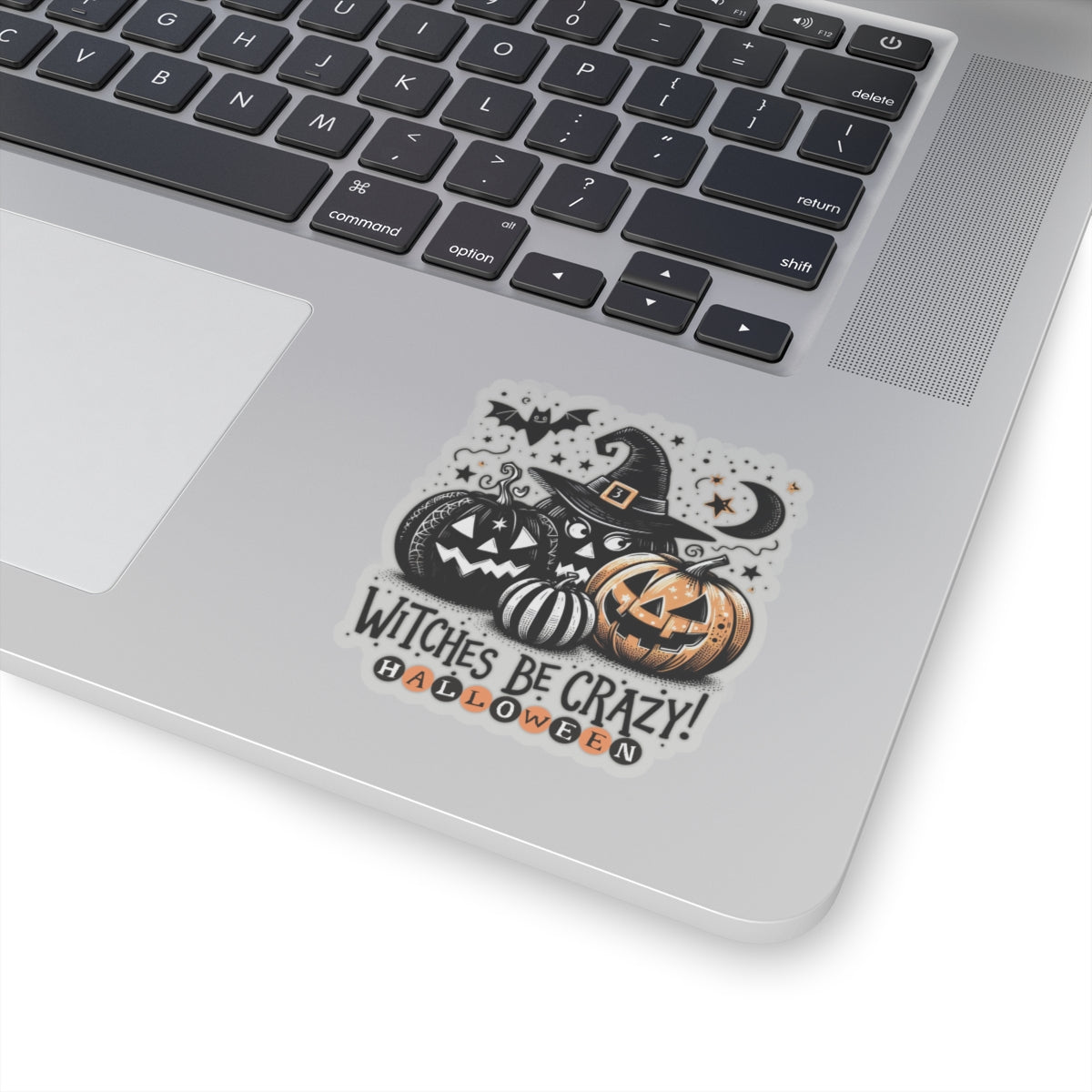 Witches Be Crazy Kiss-Cut Stickers, Happy Halloween Kiss-Cut Stickers, Spooky Season Kiss-Cut Stickers, Cute Cat Halloween Kiss-Cut Stickers.