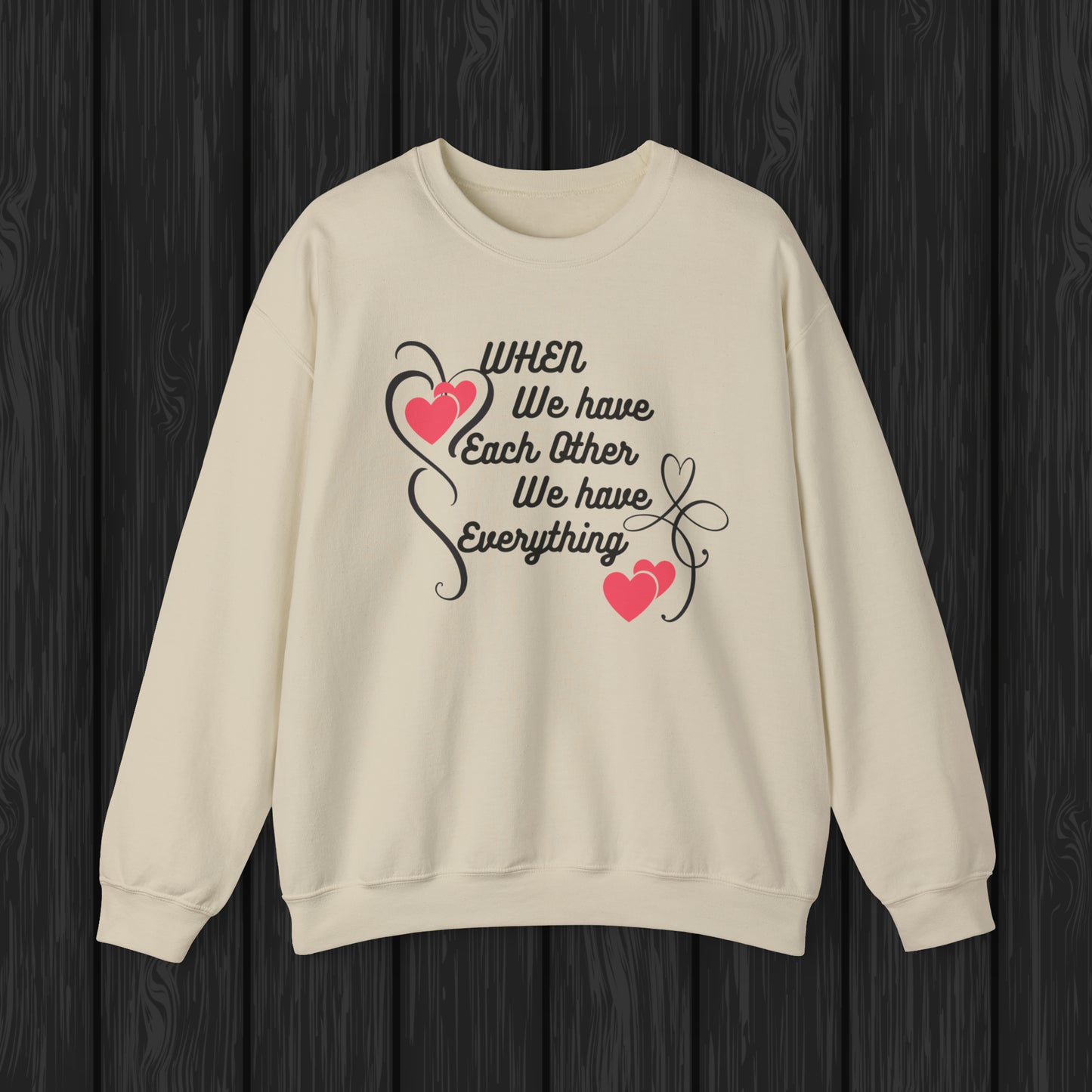 Happy valentines day Unisex Heavy Blend™ Crewneck Sweatshirt