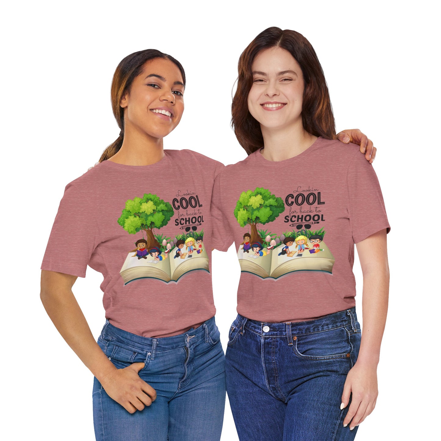 Looking Cool For BackTo School T-Shirt, Hello Teacher T-Shirt, Back To School T-Shirt, Teach Love Inspire Teacher Shirt, Teacher Back To school unisex jersey short sleeve.First Day Vibes T-Shirt.