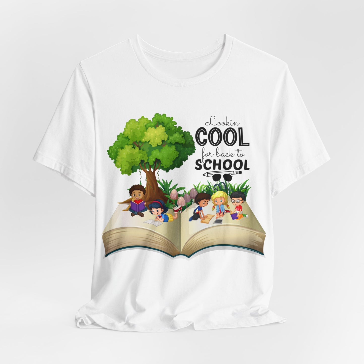 Looking Cool For BackTo School T-Shirt, Hello Teacher T-Shirt, Back To School T-Shirt, Teach Love Inspire Teacher Shirt, Teacher Back To school unisex jersey short sleeve.First Day Vibes T-Shirt.