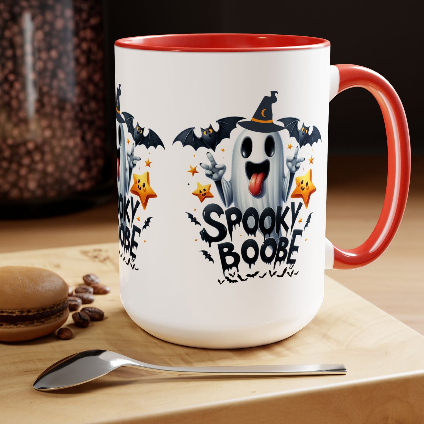 Spooky Boo Happy Halloween Coffee Mug, Let's Go Halloween Coffee Mug, Trick or Treat Halloween Coffee Mug, Cute Ghost Coffee Mug, Spooky Season Halloween Coffee Mug.