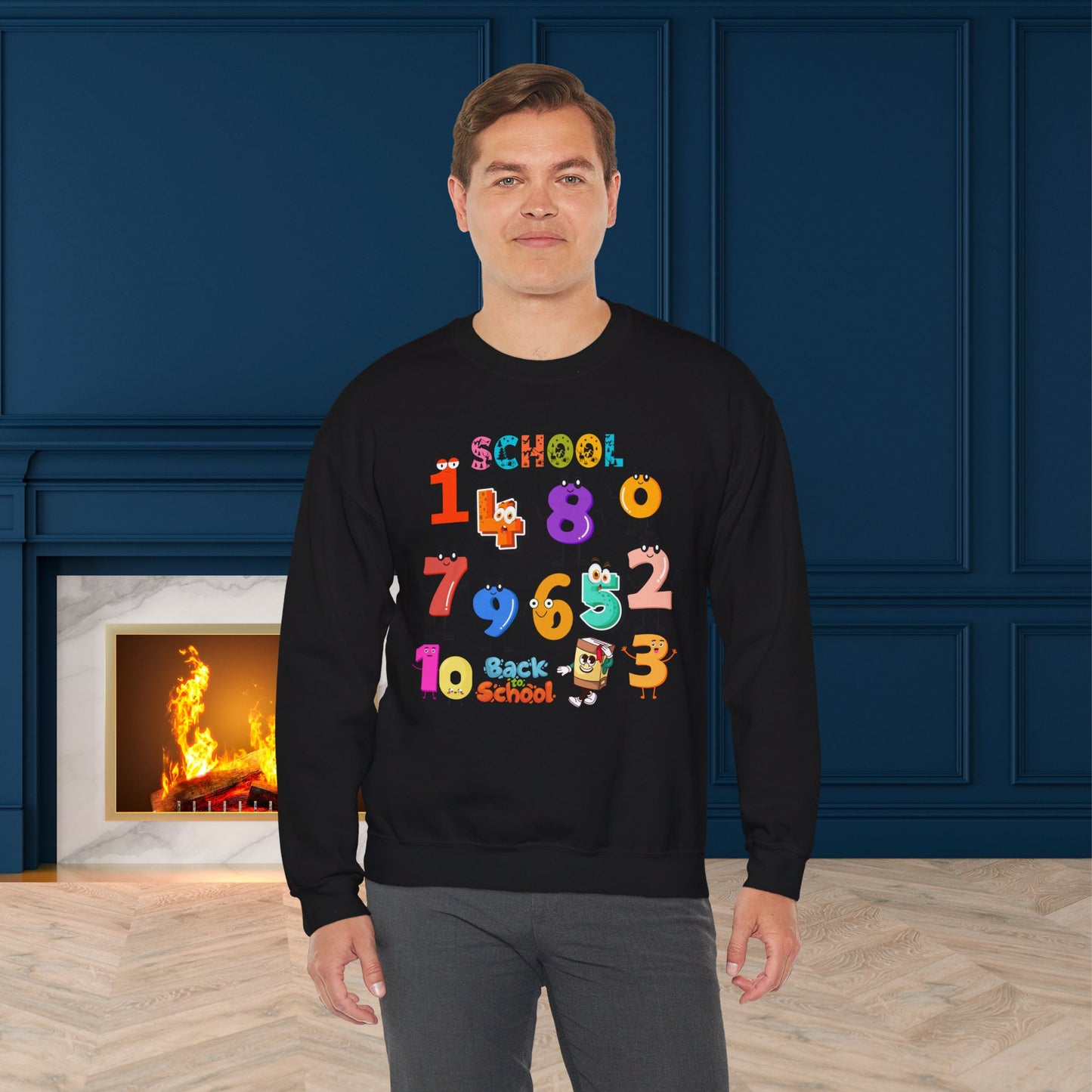 We Love Teachers Sweatshirt, Back To school unisex heavy blend crewneck sweatshirt, Teacher Back To school Sweatshirt. First Day Vibes Sweatshirt.