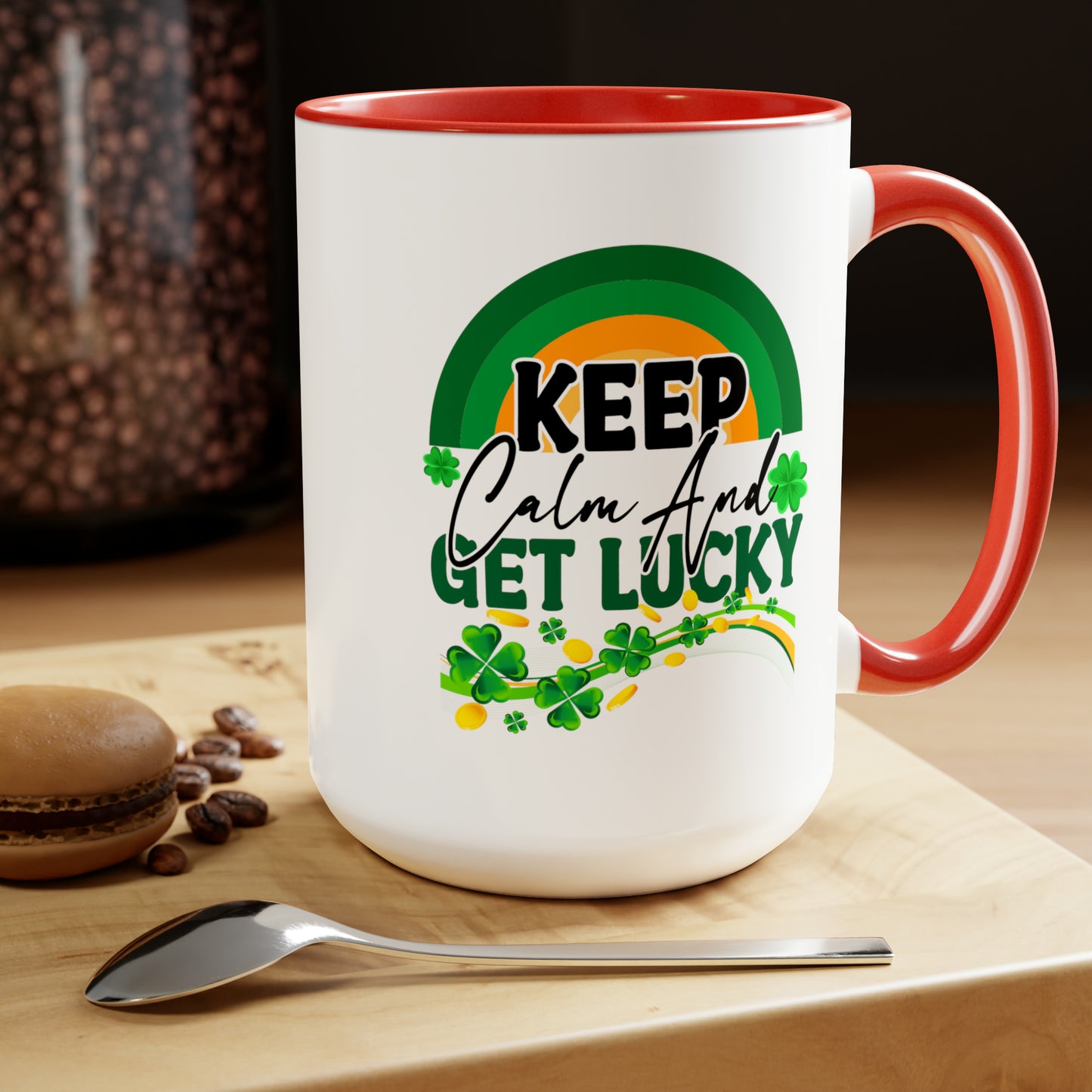 St Patrick's Day two-Tone Coffee Mugs, 15oz
