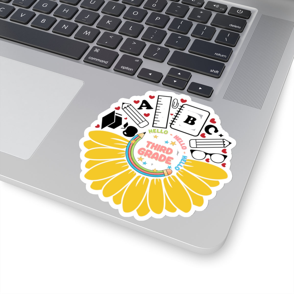 Back To School Kiss-Cut Stickers, First Grade Squad Kiss-Cut Stickers, Gift for First graders, Ready for School, Back to Learning.