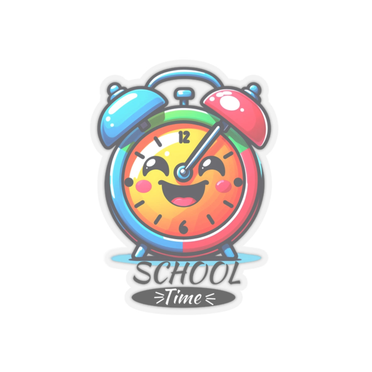 School Time Back To School Kiss-Cut Stickers, First Grade Squad Kiss-Cut Stickers, Gift for First graders, Ready for School, Back to Learning.