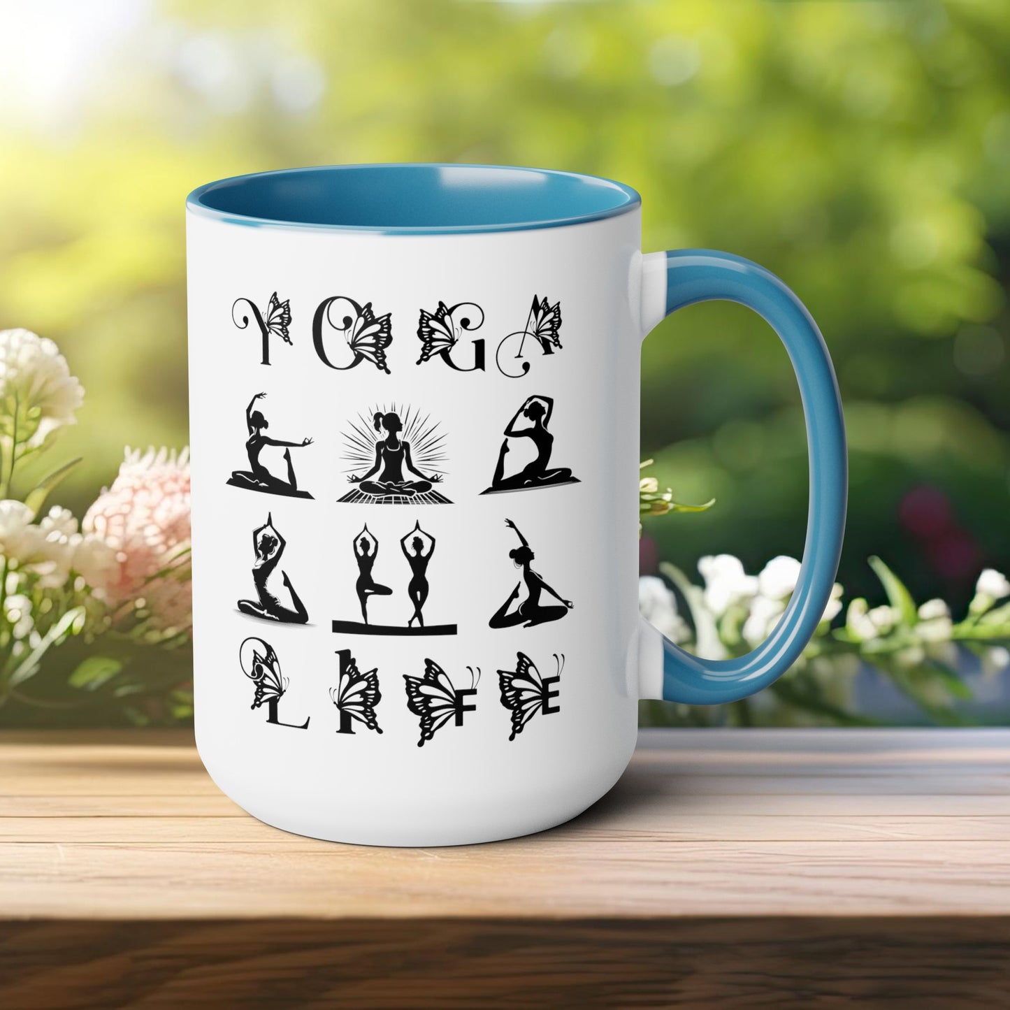 Yoga Life Coffee Mug, Cute Yoga Coffee Mug, Yoga lovers Coffee Mug, Yoga Instructor Gift, Gift For Yoga lover, Gift For Yogi.