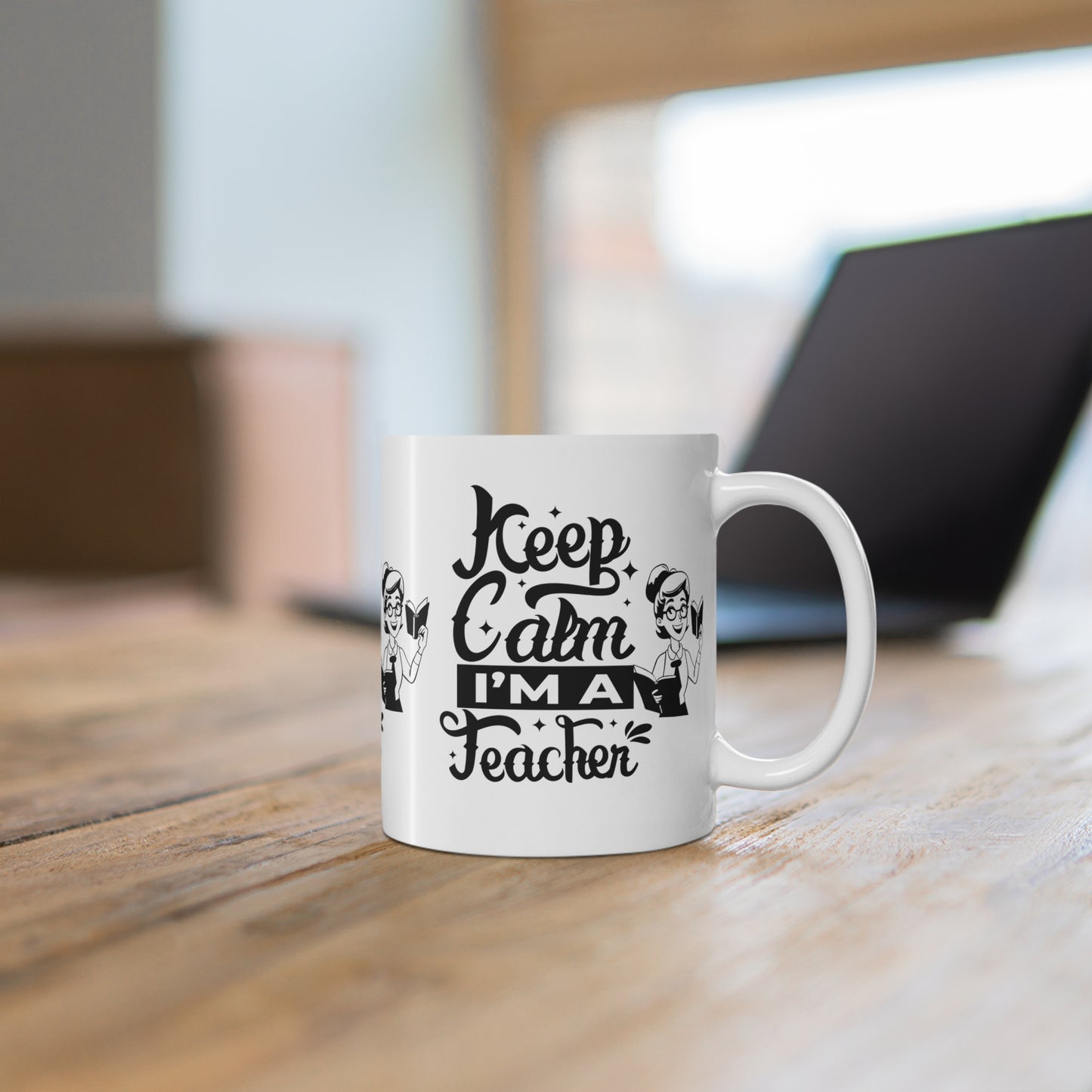 Keep Calm I Am A Teacher Mug, Back To School Mug.11oz. Ready To Rule The School Mug.11oz. Ready for School Mug.