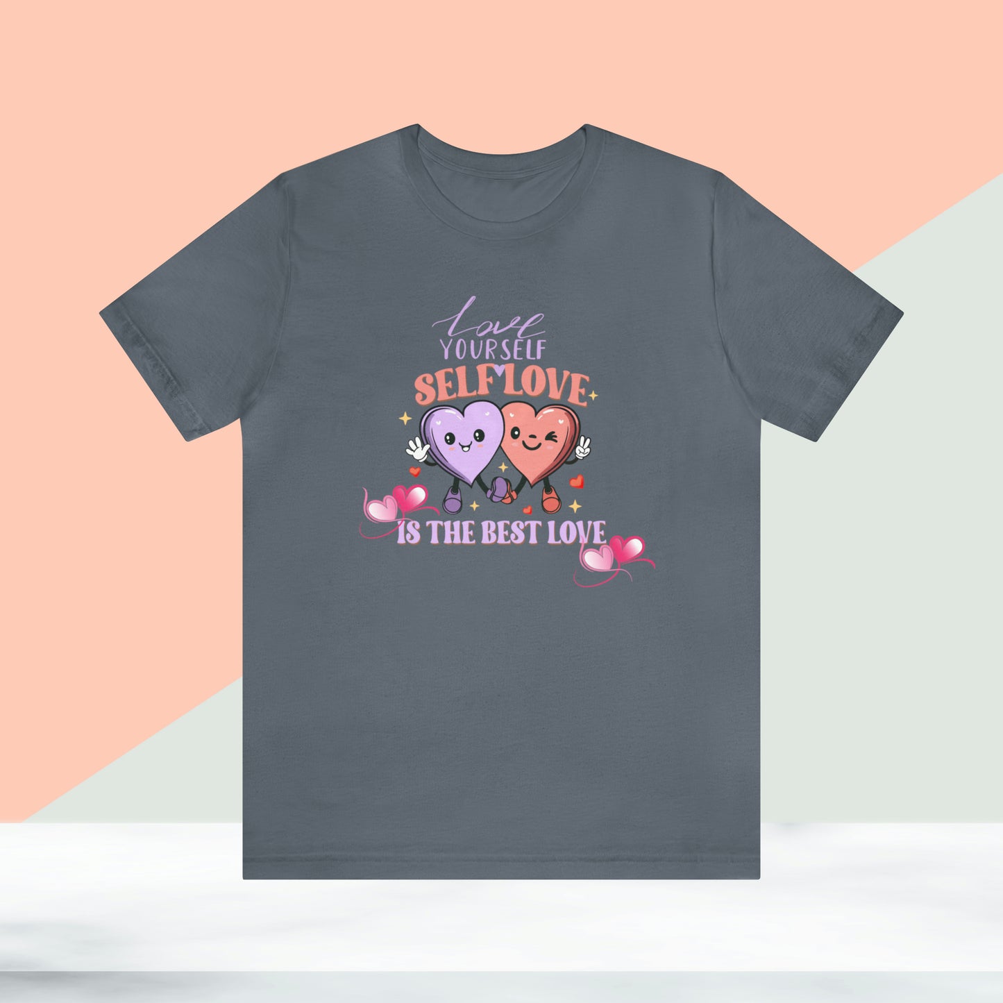 Happy valentines day Unisex Jersey Short Sleeve Tee