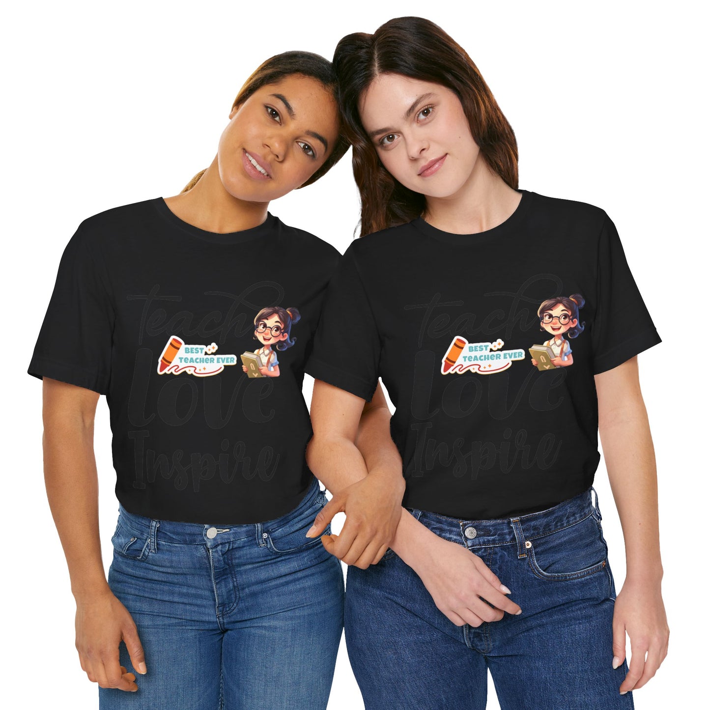 Teach Love Inspire T-shirt, Hello Teacher T-Shirt, Back To School T-Shirt, Teach Love Inspire Teacher Shirt, Teacher Back To school unisex jersey short sleeve.First Day Vibes T-Shirt.