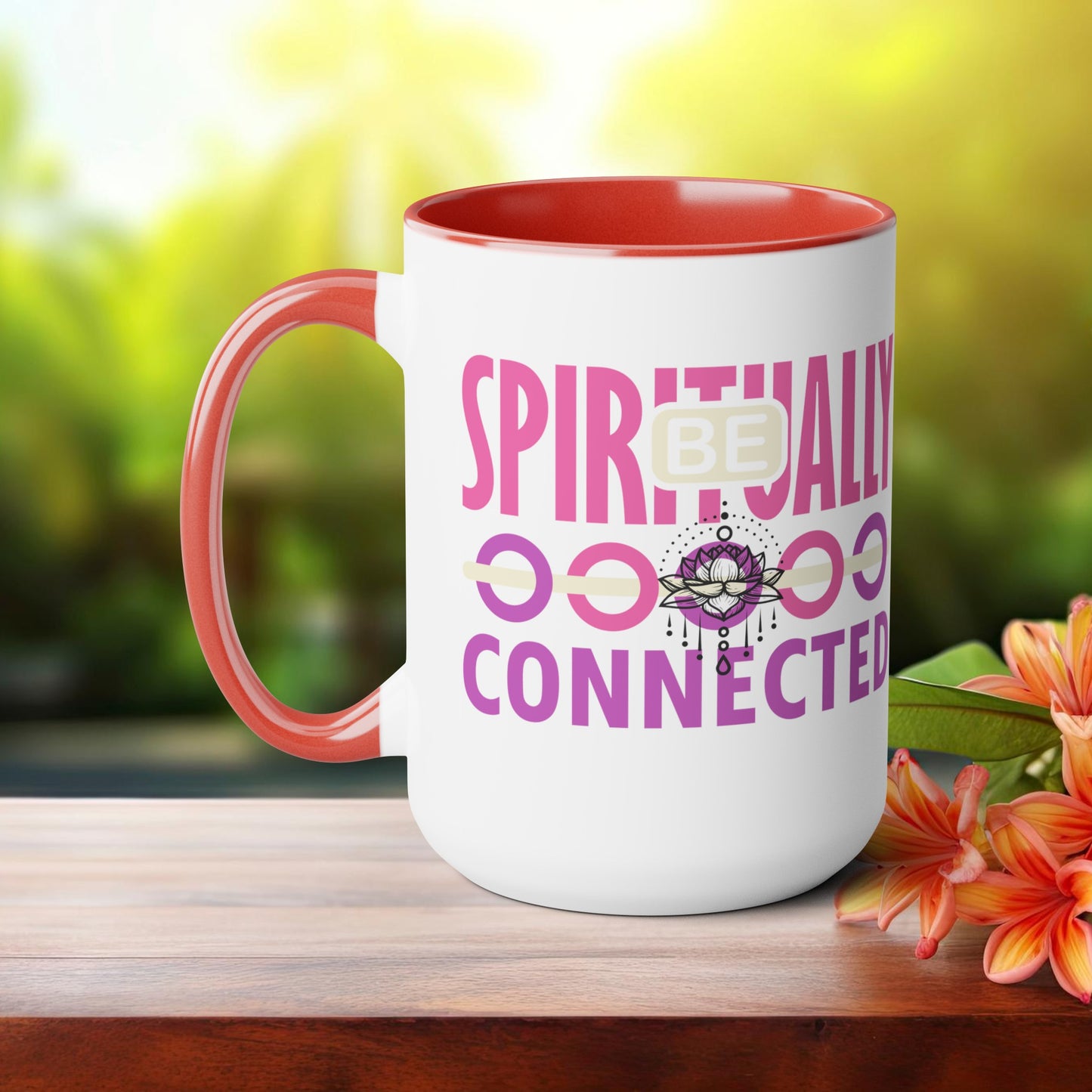 Be Spiritually Connected Yoga Coffee Mug, Cute Yoga Coffee Mug, Yoga lovers Coffee Mug, Yoga Instructor Gift, Gift For Yoga lover, Gift For Yogi.
