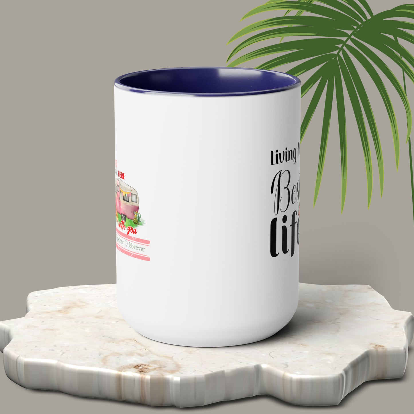 Happy valentines day Two-Tone Coffee Mugs, 15oz