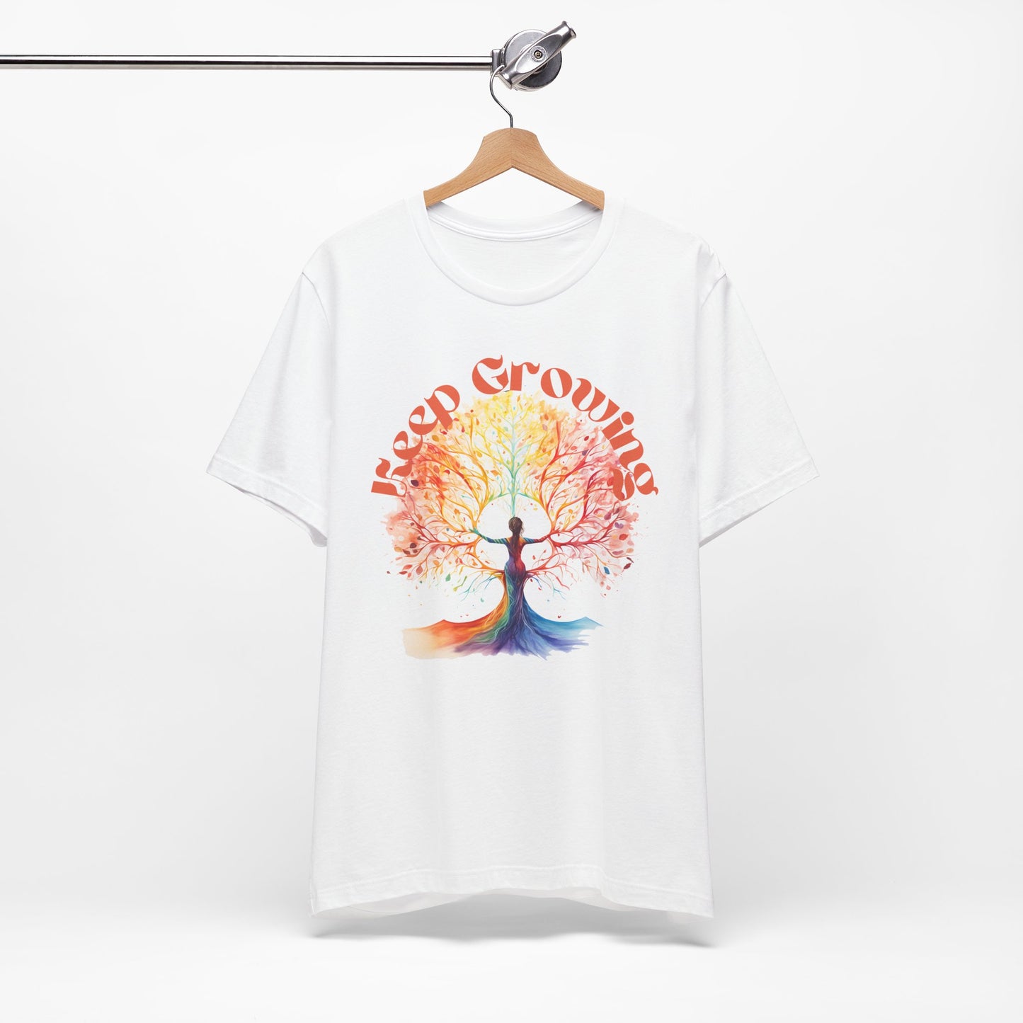 Keep Growing Yoga T-Shirt, Cute Yoga workout Shirt, Yoga lovers T-shirt, Yoga Instructor Gift, Gym shirt, Gift For Yoga lover, Gift For Yogi.