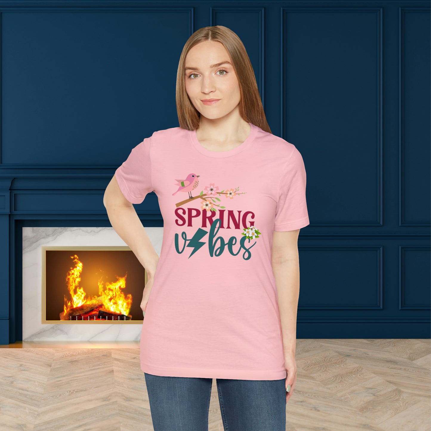 Spring Unisex T-shirt, Spring Vibes Trendy Shirt.