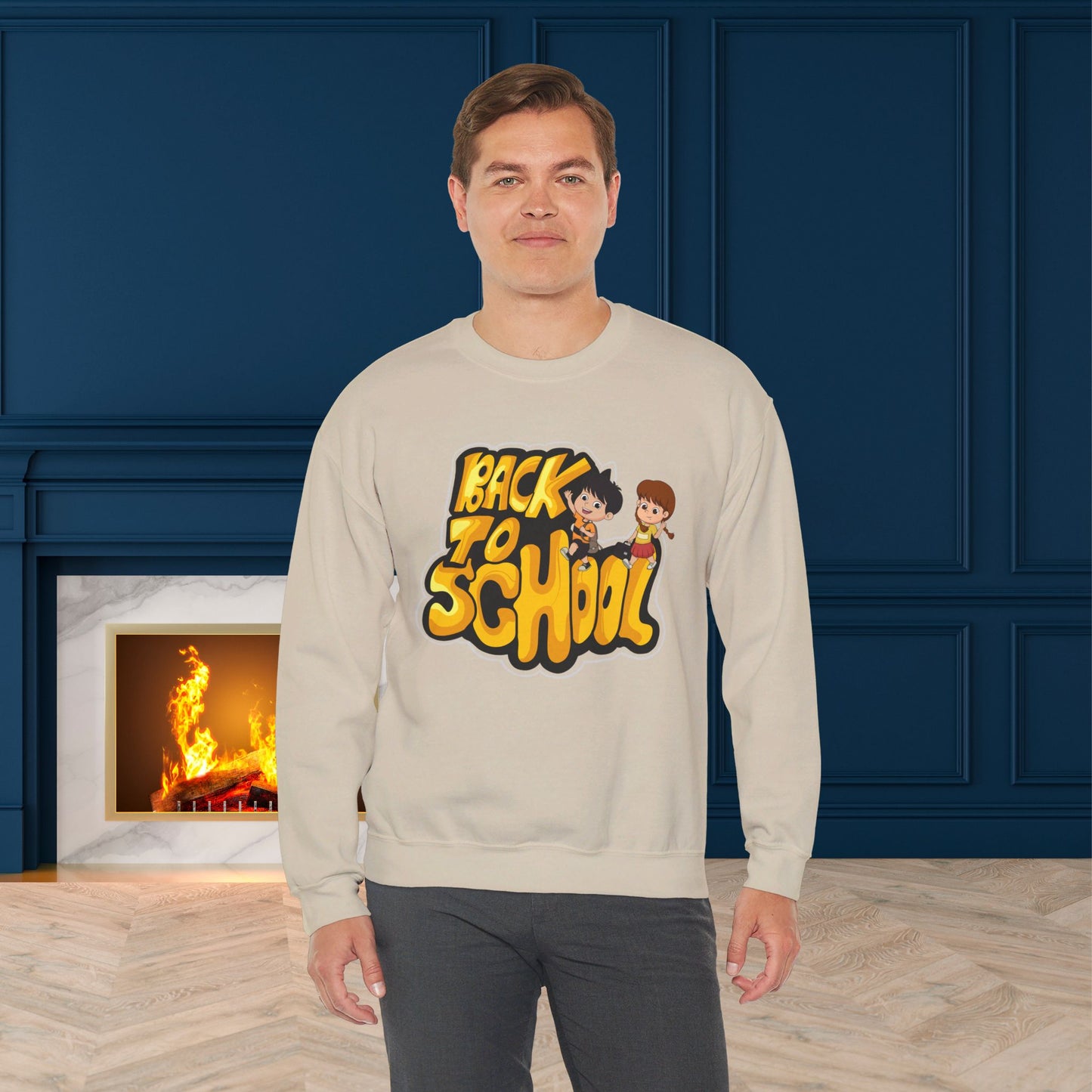 Back To school unisex heavy blend crewneck sweatshirt, We Love Teachers Sweatshirt,Teacher Back To school Sweatshirt. First Day Vibes Sweatshirt.