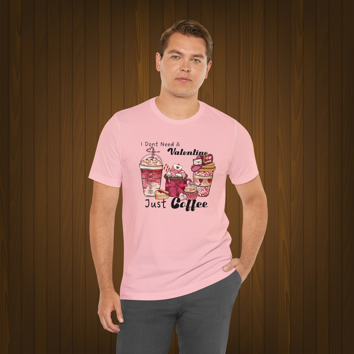 Happy valentines day Unisex Jersey Short Sleeve Tee