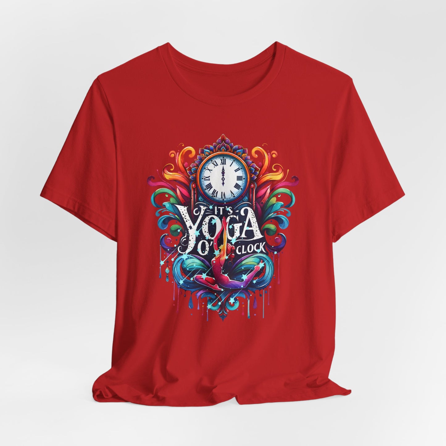 It's Yoga O'clock Yoga T-Shirt, Cute Yoga workout Shirt, Yoga lovers T-shirt, Yoga Instructor Gift, Gym shirt, Gift For Yoga lover, Gift For Yogi.