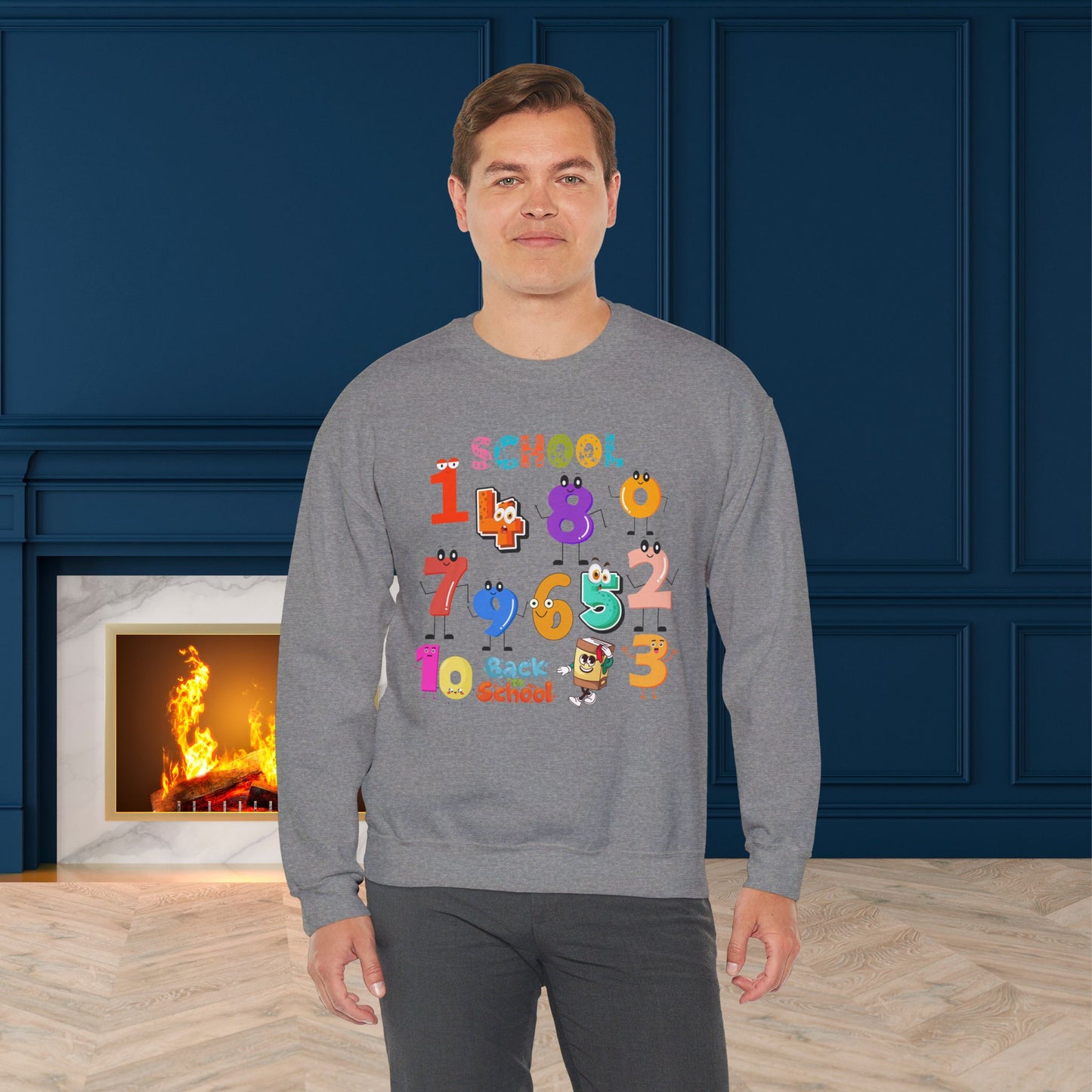 We Love Teachers Sweatshirt, Back To school unisex heavy blend crewneck sweatshirt, Teacher Back To school Sweatshirt. First Day Vibes Sweatshirt.