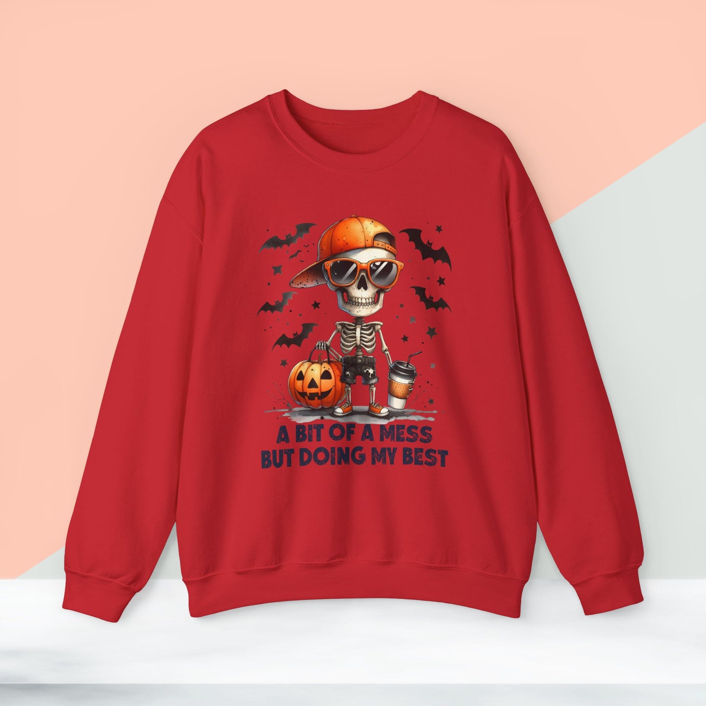 Halloween Sweatshirt, Happy Halloween Sweatshirt - Unisex Heavy Blend Crewneck, Halloween Sweatshirt, Cute Spooky Ghost sweatshirt.