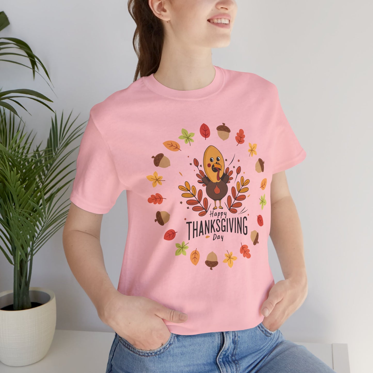 Happy Thanksgiving T-shirt, Happy thanksgiving 2024 T-shirt, Thanksgiving Gift,Turkey Shirt, Family Thanksgiving, Holiday Outfit.