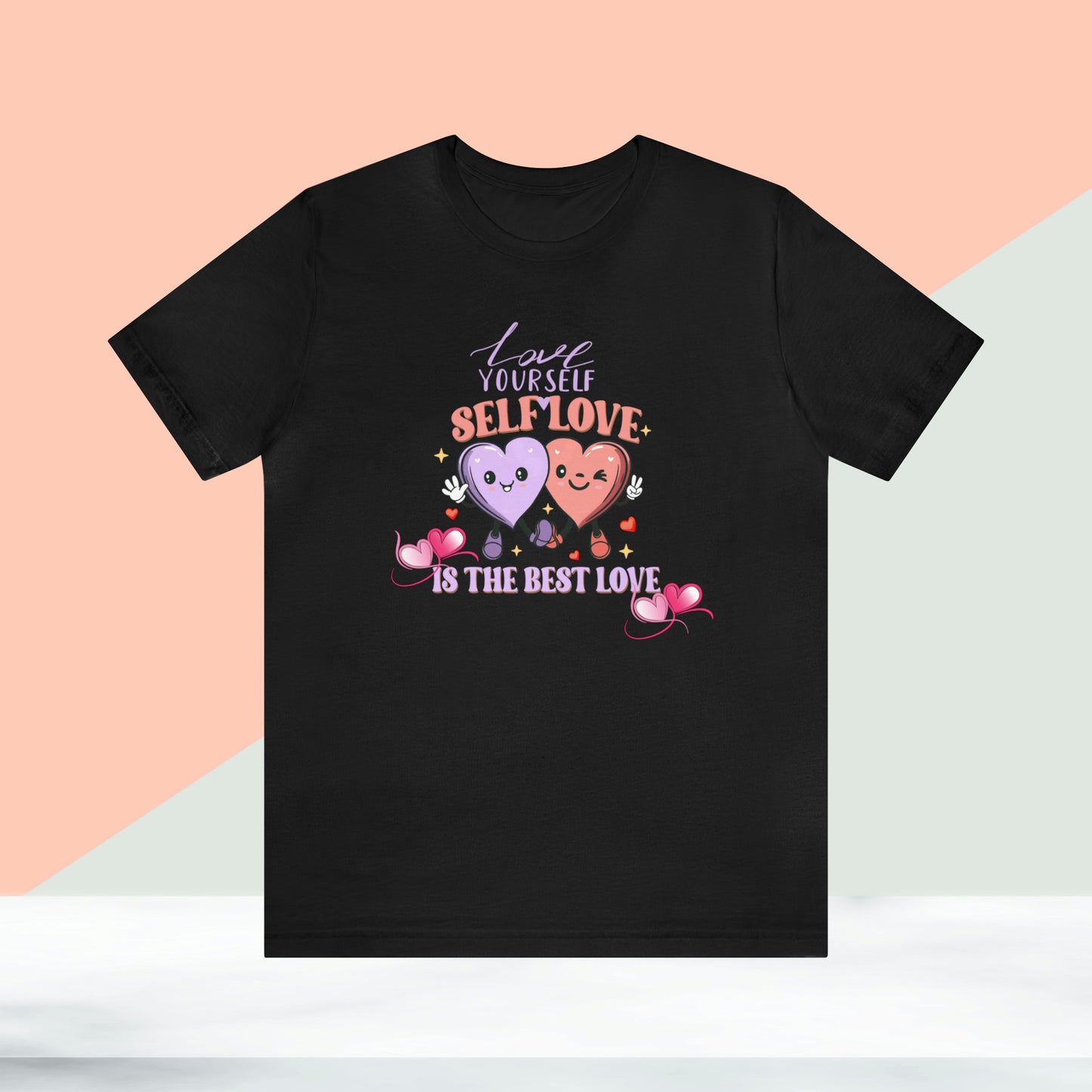 Happy valentines day Unisex Jersey Short Sleeve Tee