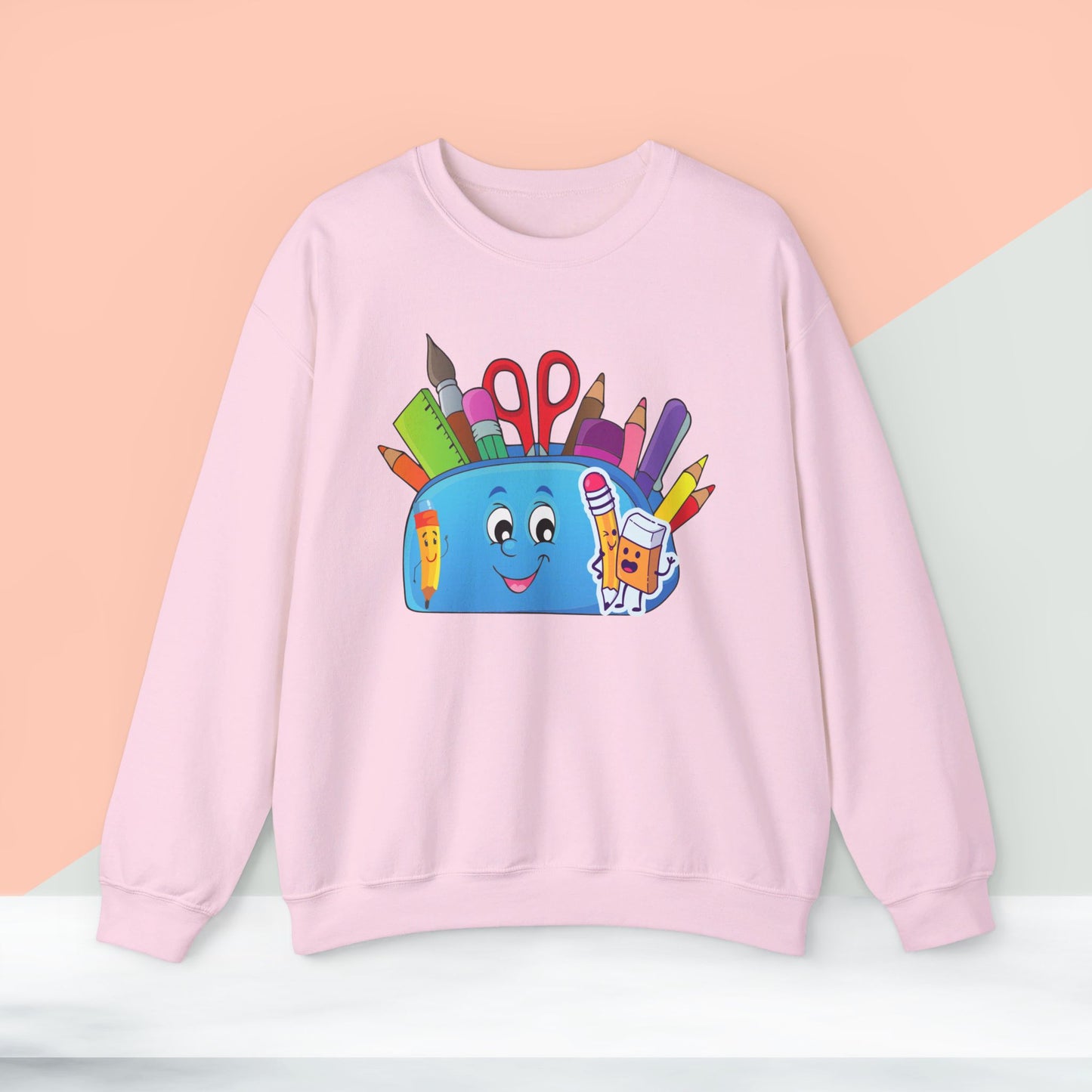 We Love Teachers Sweatshirt, Back To school unisex heavy blend crewneck sweatshirt, Teacher Back To school Sweatshirt. First Day Vibes Sweatshirt.