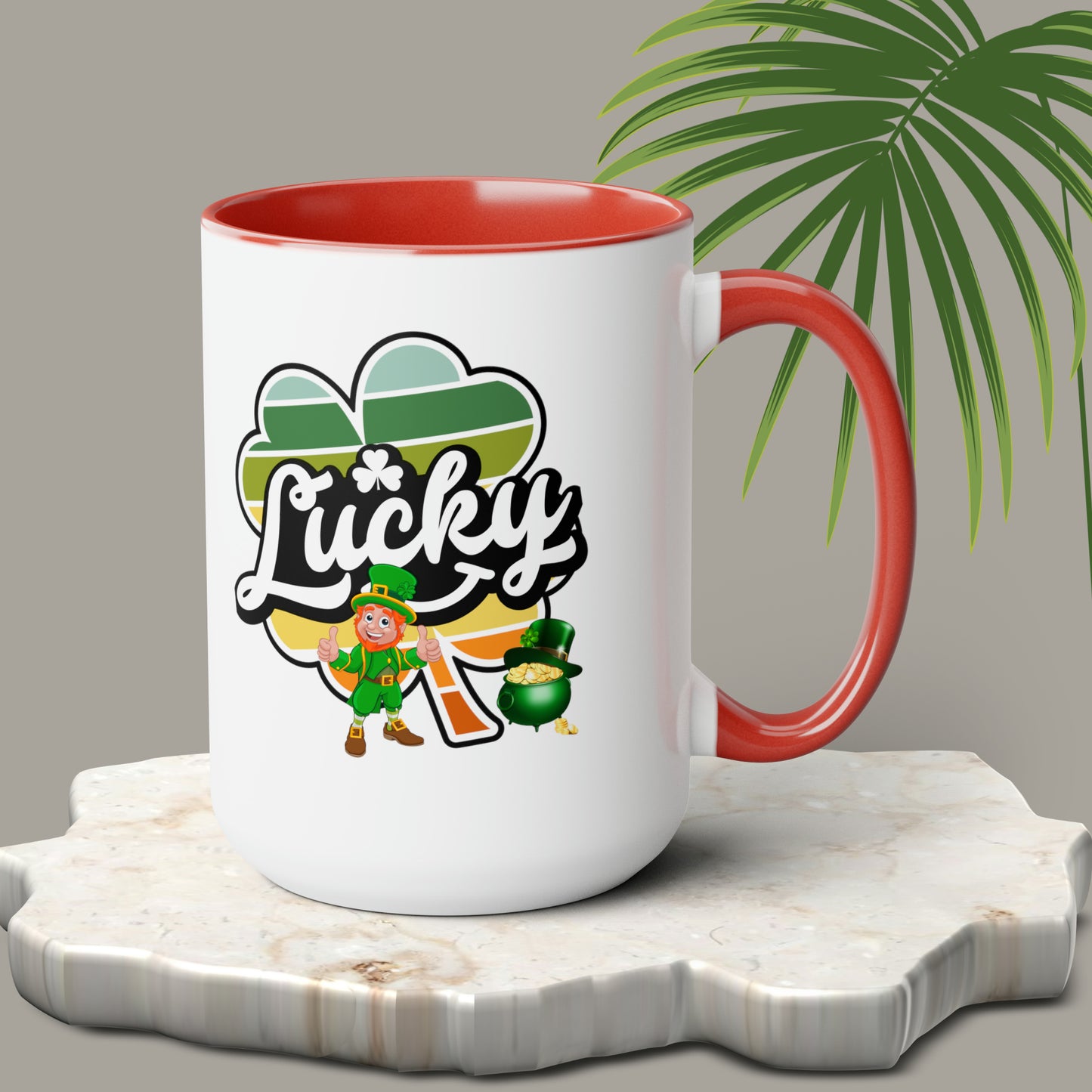St Patrick's Day two-Tone Coffee Mugs, 15oz