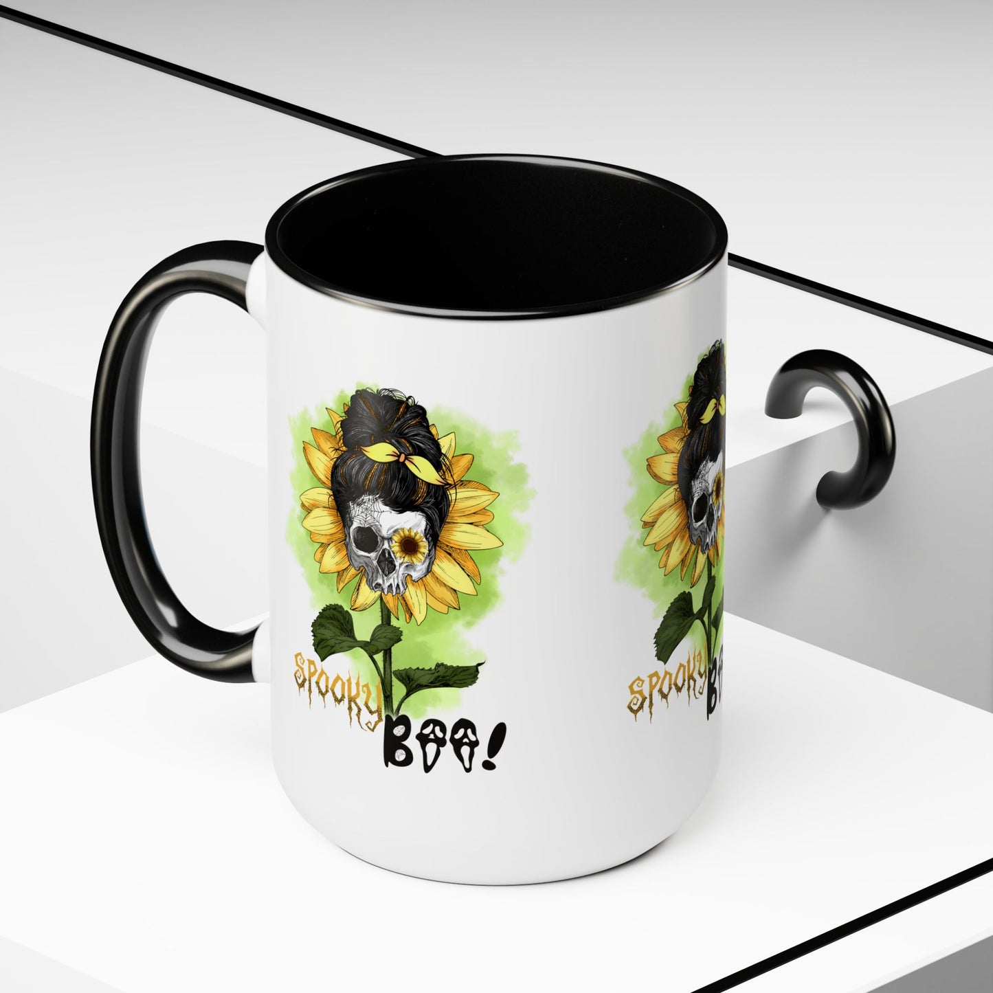 Spooky Boo Halloween Coffee Mug, Let's Go Halloween Coffee Mug, Trick or Treat Halloween Coffee Mug, Cute Ghost Coffee Mug, Spooky Season Halloween Coffee Mug.