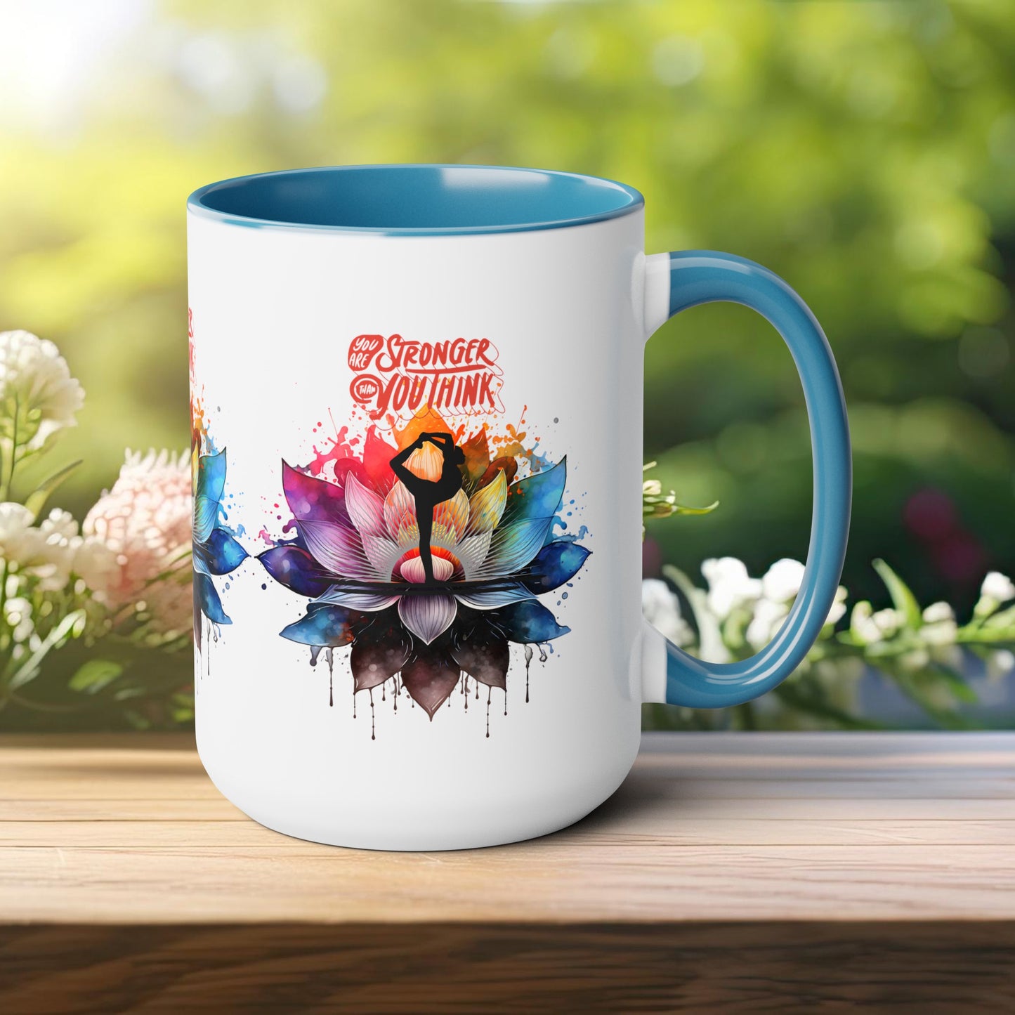 You Are stronger Then You Think Yoga Coffee Mug, Cute Yoga Coffee Mug, Yoga lovers Coffee Mug, Yoga Instructor Gift, Gift For Yoga lover, Gift For Yogi.