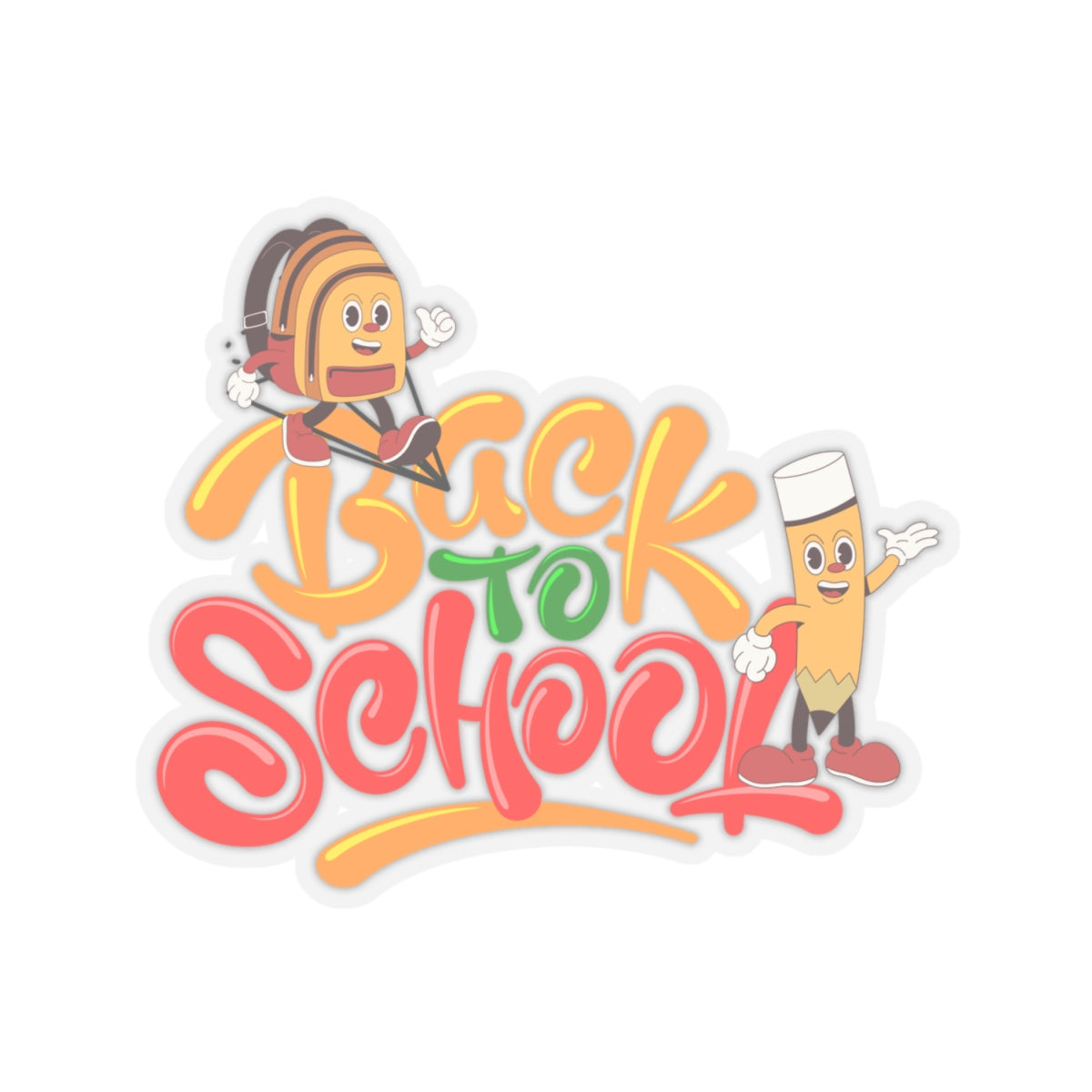 Back To School Kiss-Cut Stickers, First Grade Squad Kiss-Cut Stickers, Gift for First graders, Ready for School, Back to Learning.