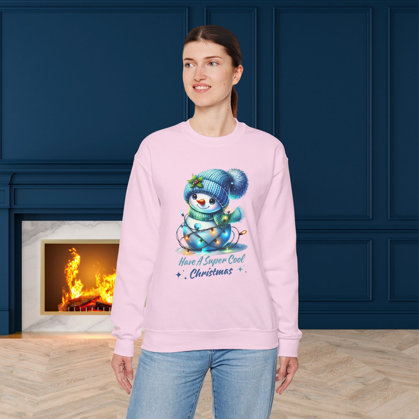 Have A Super Cool Christmas Sweatshirt - Unisex Heavy Blend, Merry Christmas, Festive, Christmas Gift, Crewneck, merry Christmas Sweatshirt, Christmas Sweatshirt Christmas Gift, Festive Sweatshirt.