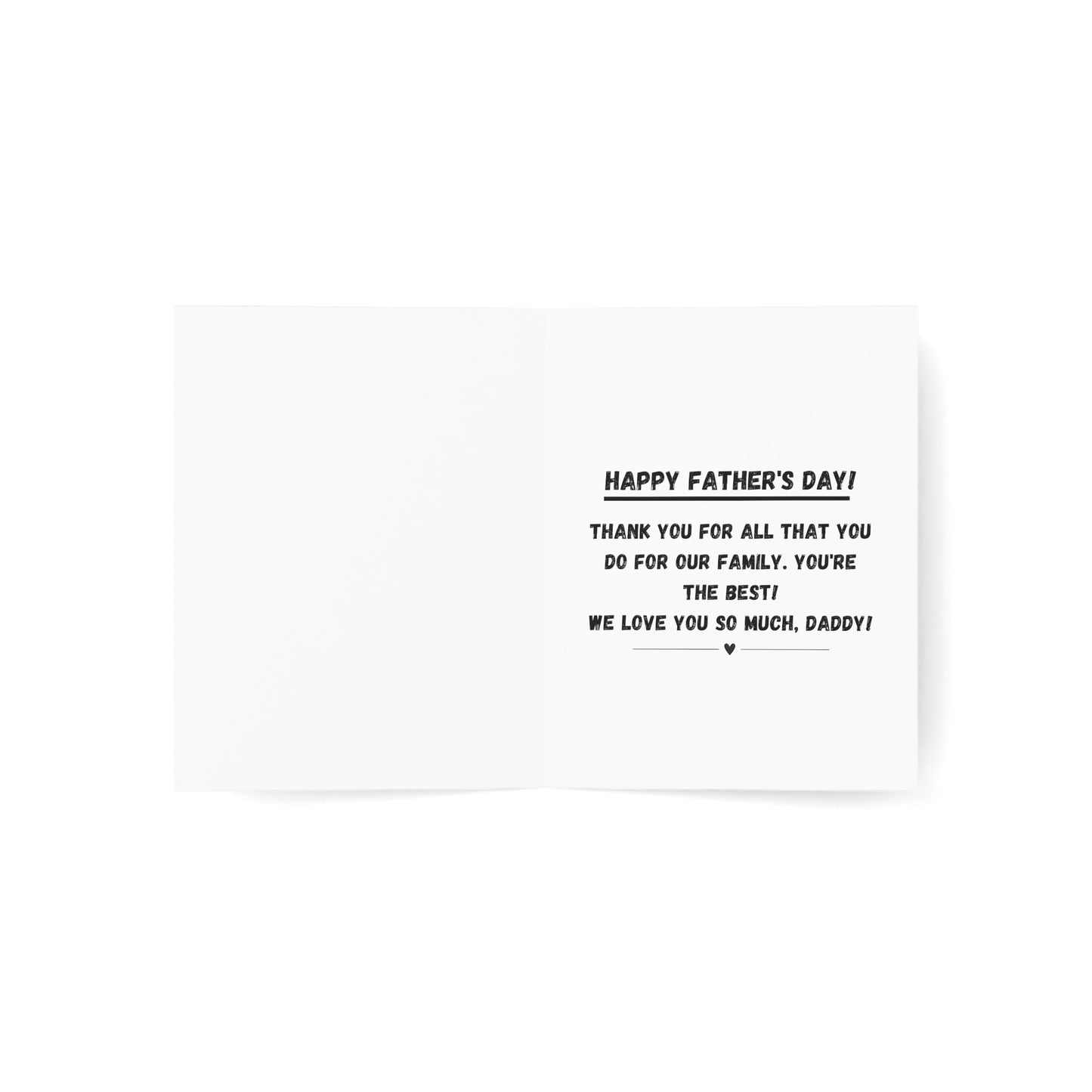 Happy Father's Day Greeting Cards (1, 10, 30, and 50pcs)