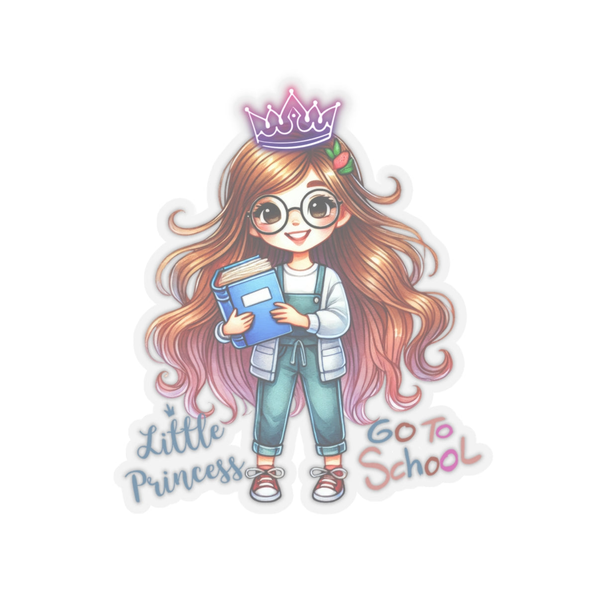 Little Princess Back To School Kiss-Cut Stickers, First Grade Squad Kiss-Cut Stickers, Gift for First graders, Ready for School, Back to Learning.