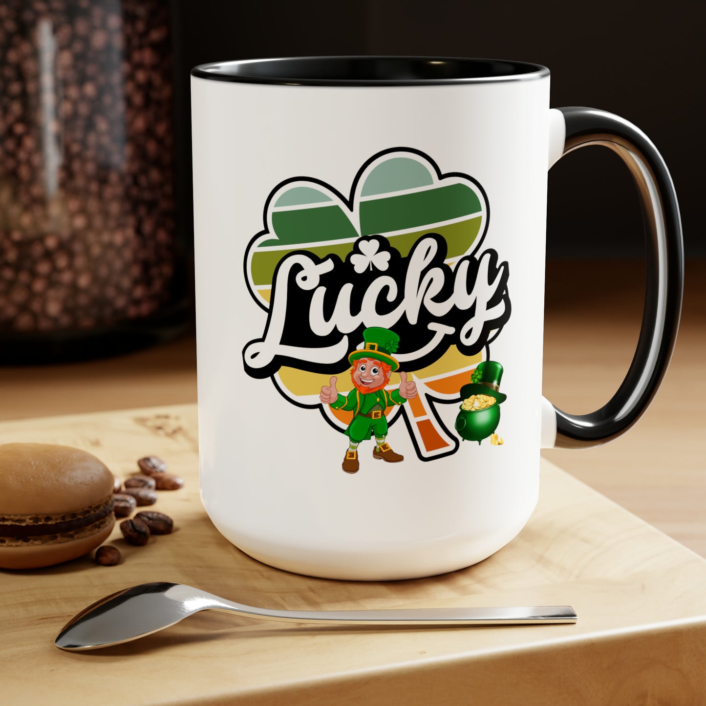 St Patrick's Day two-Tone Coffee Mugs, 15oz